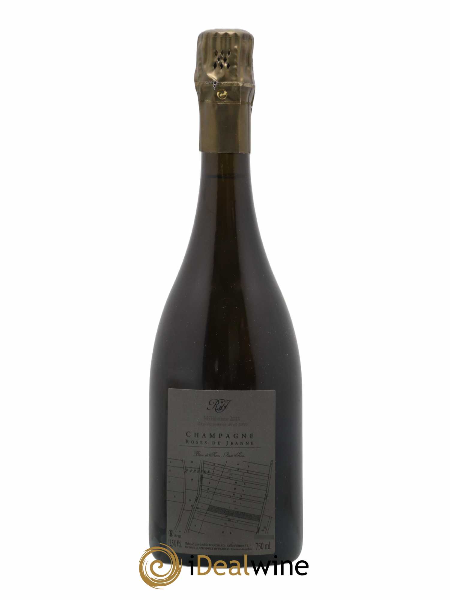 Roses de Jeanne Presle Blanc de Noirs Cédric Bouchard 2015 - Lot de 1 bouteille - 1