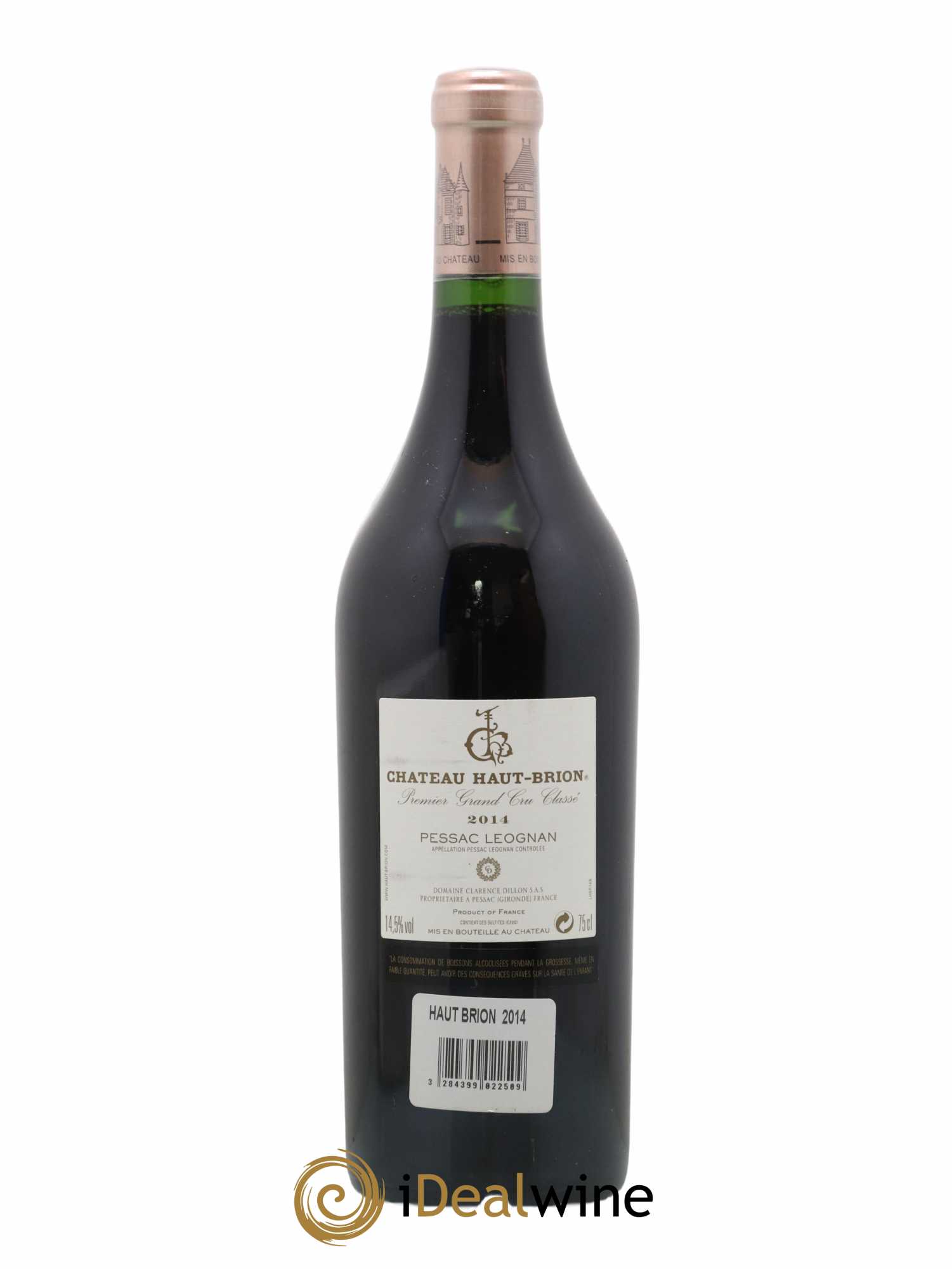 Château Haut Brion 1er Grand Cru Classé (sans prix de réserve) 2014 - Lot de 1 bouteille - 1