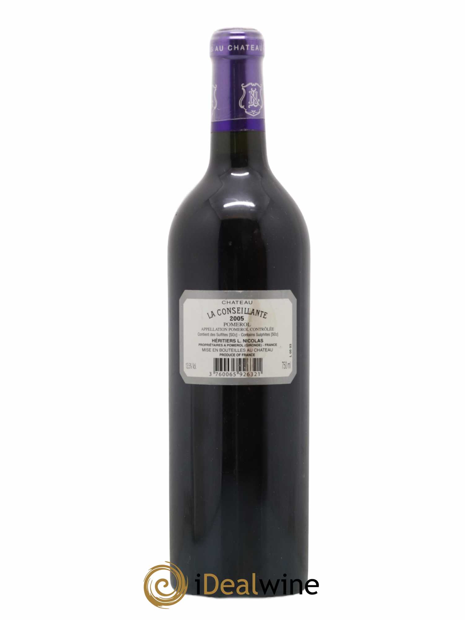 Château la Conseillante (sans prix de réserve) 2005 - Lot de 1 bouteille - 1