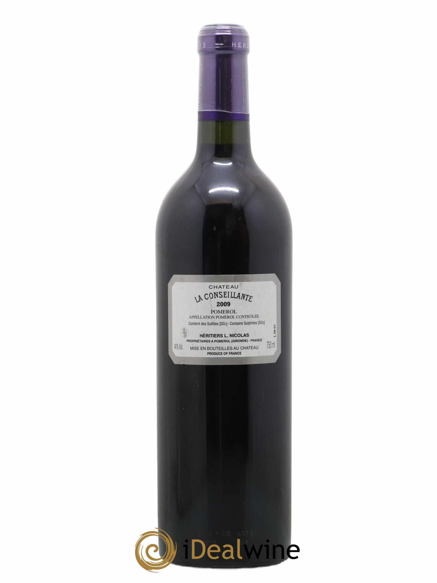 Château la Conseillante (sans prix de réserve) 2009 - Lot de 1 bouteille - 1