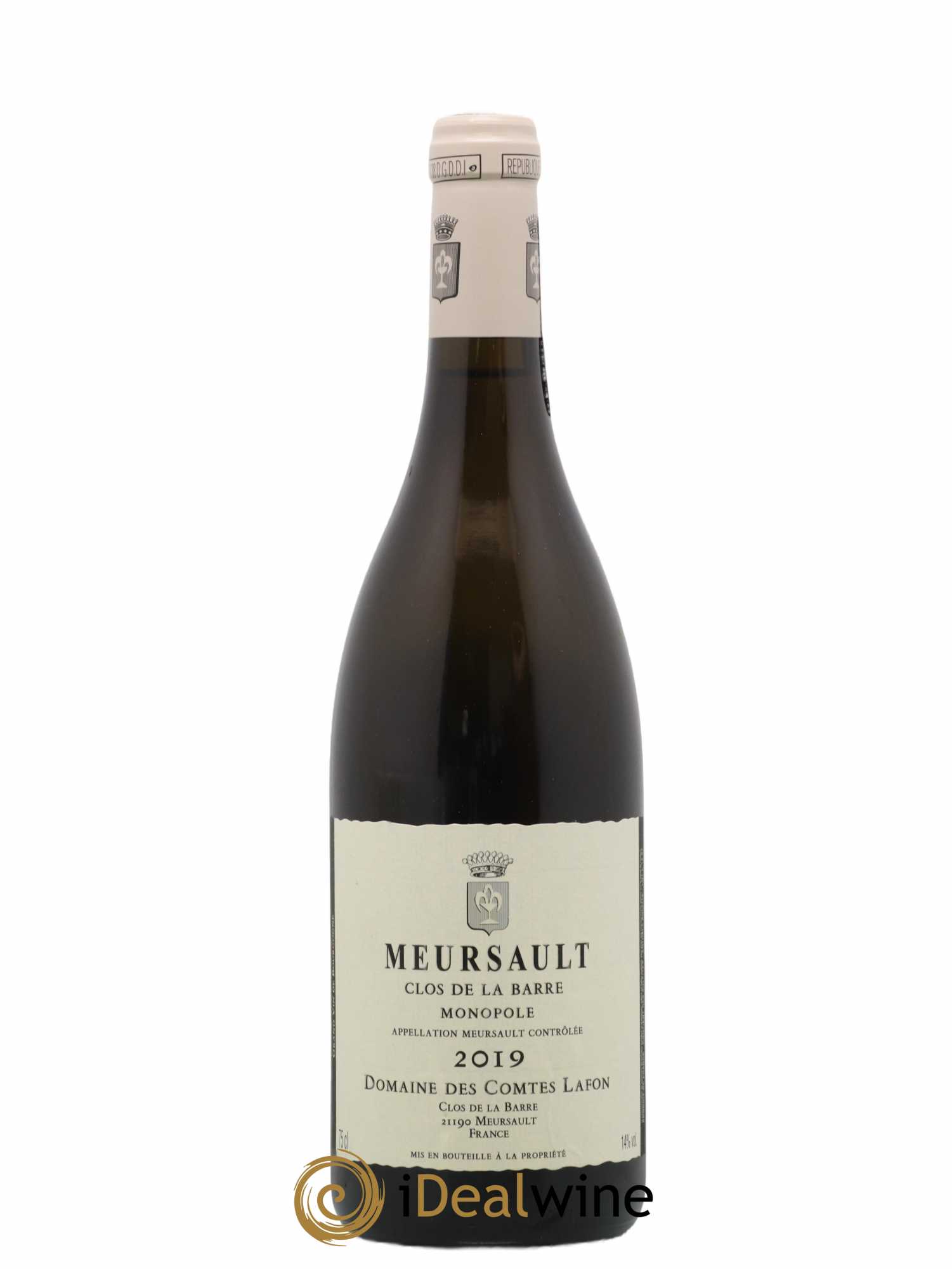 Meursault Clos de la Barre Comtes Lafon (Domaine des) 2019 - Lot de 1 bouteille - 0
