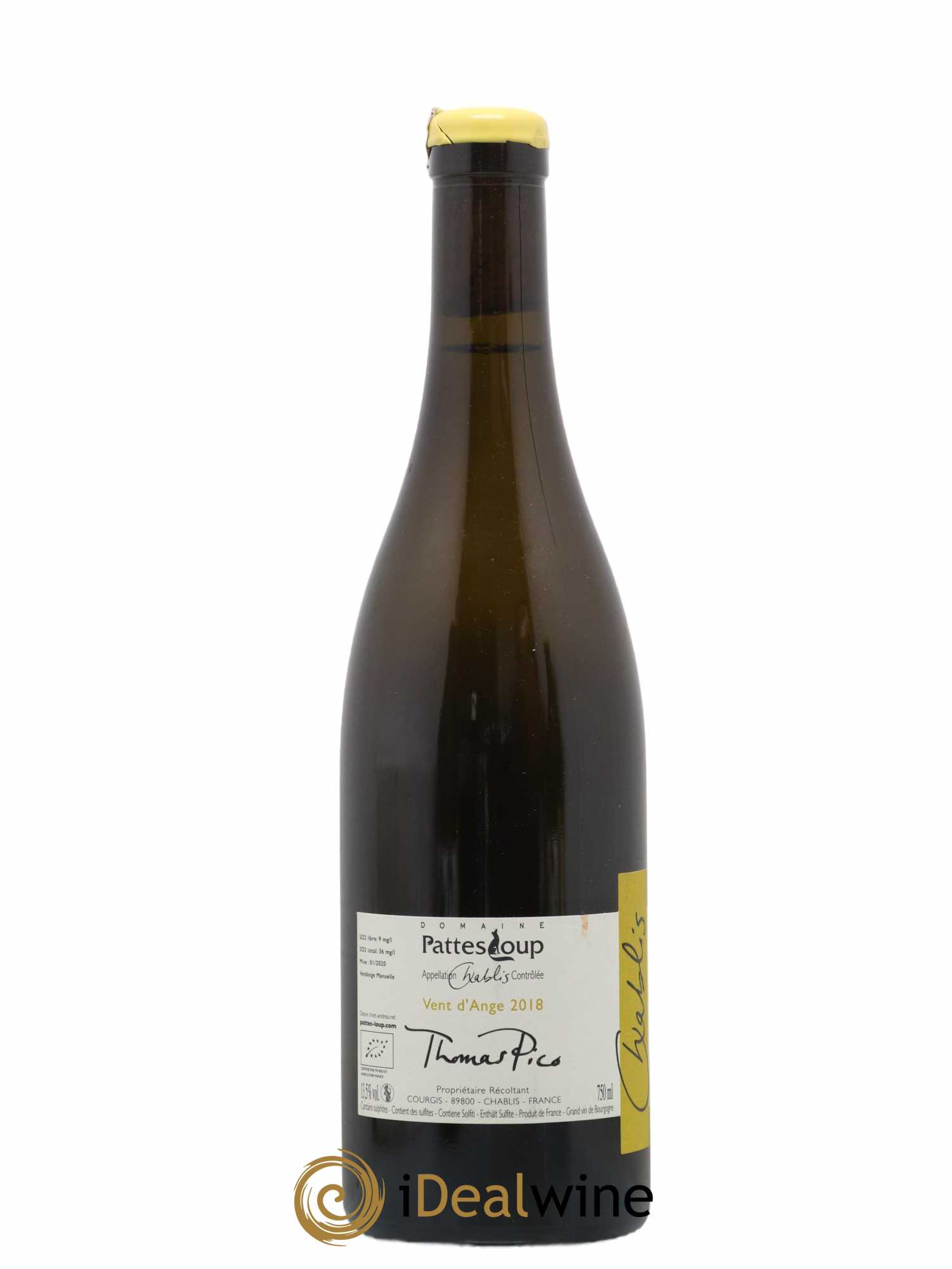 Pays d'Hérault Grange des Pères Laurent Vaillé 2019 - Lot de 1 bouteille - 1