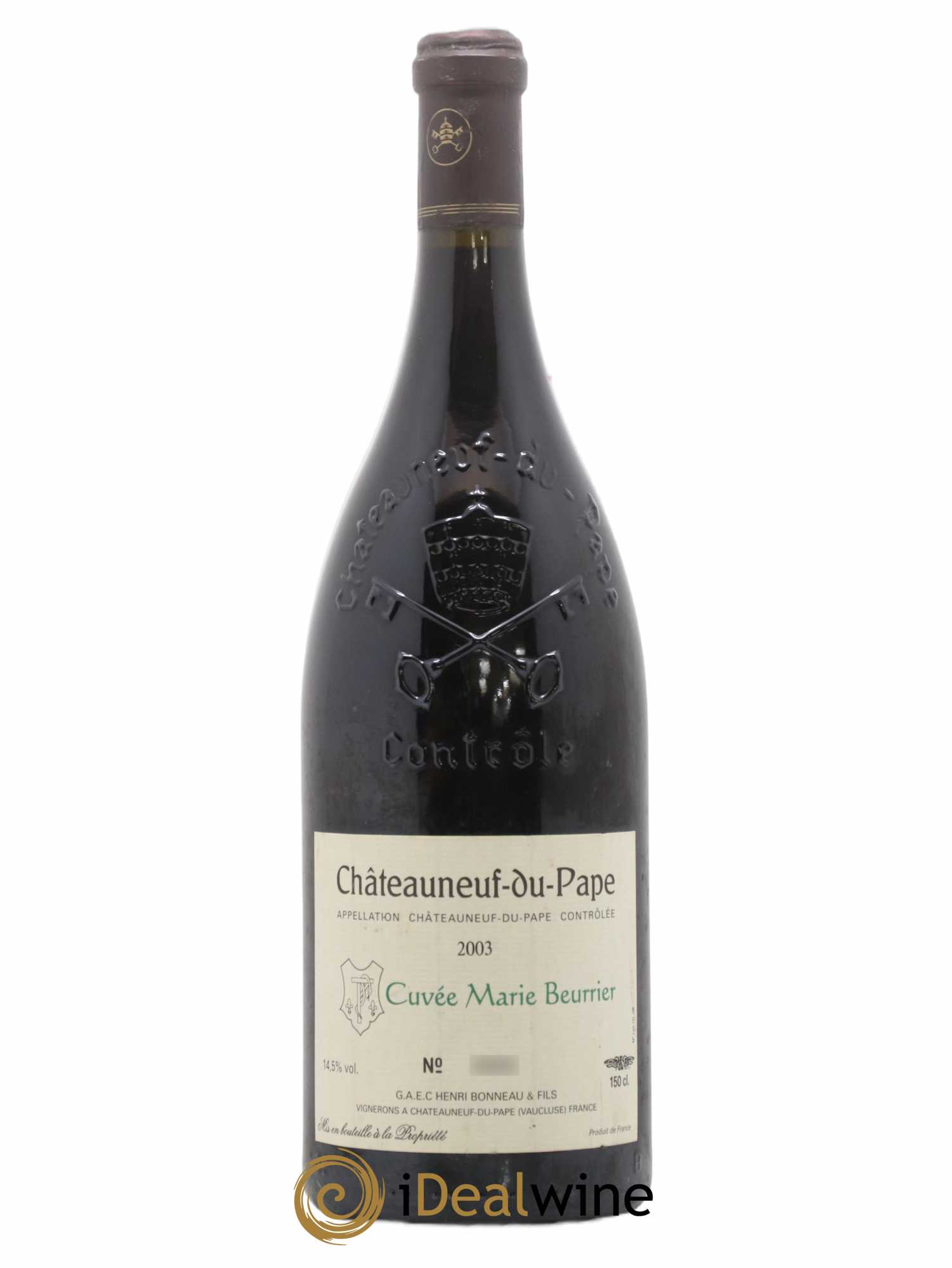 Châteauneuf-du-Pape Marie Beurrier Henri Bonneau & Fils 2003 - Lot de 1 magnum - 0