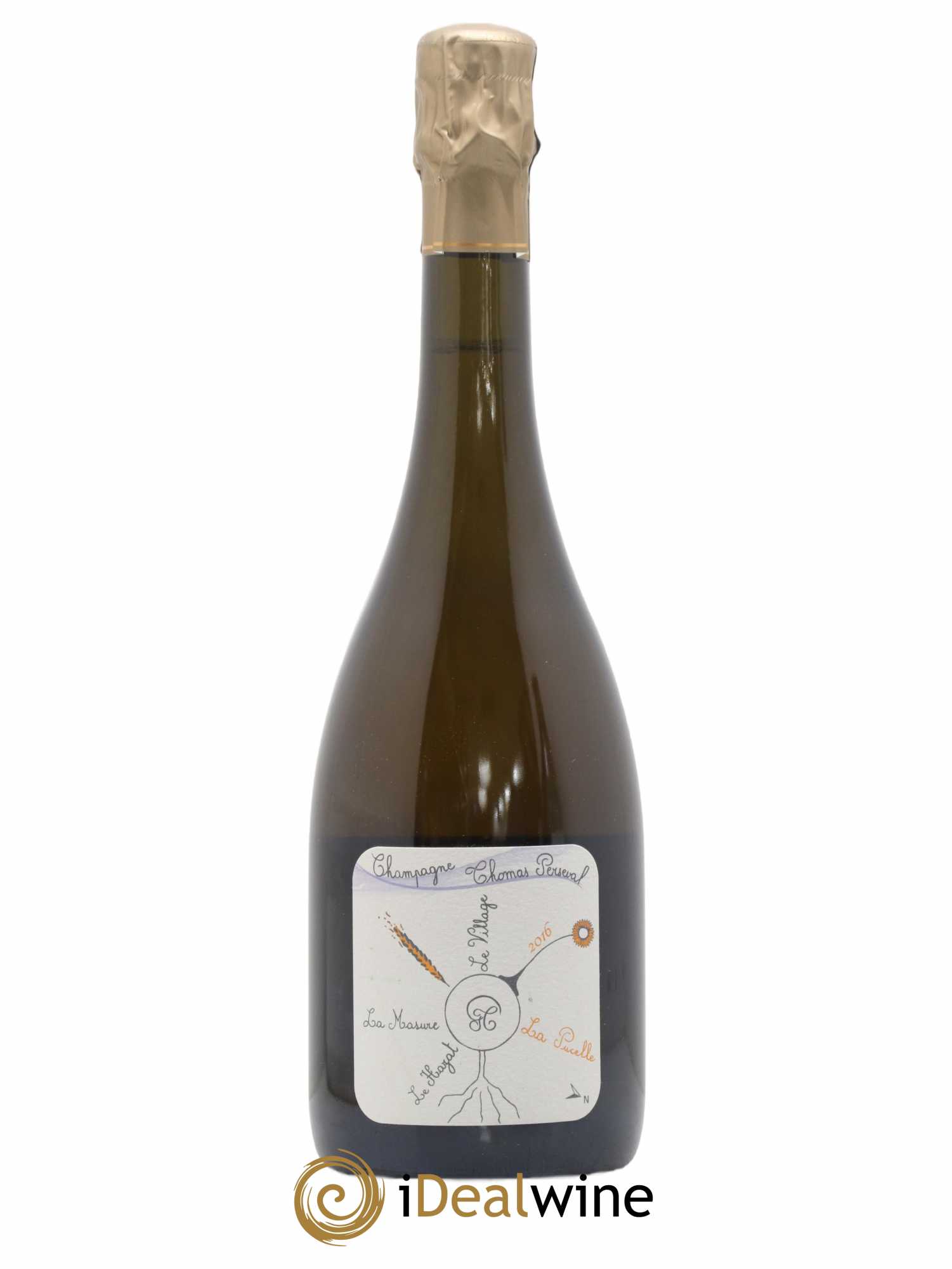 Champagne Brut Nature La Pucelle Thomas Perseval (sans prix de réserve) 2016 - Lot de 1 bouteille - 0