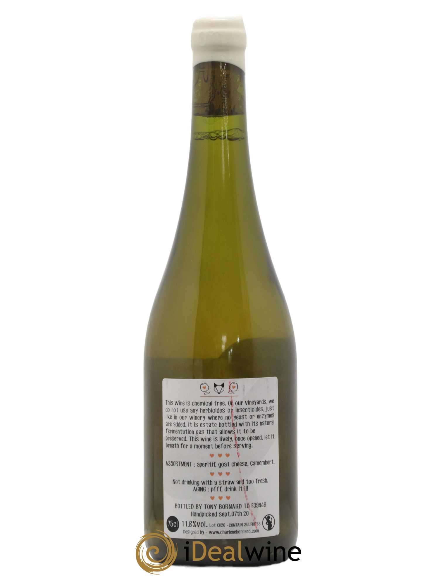 Vin de France Le Chardo Gai Bornard (sans prix de réserve) 2020 - Lot de 1 bouteille - 1