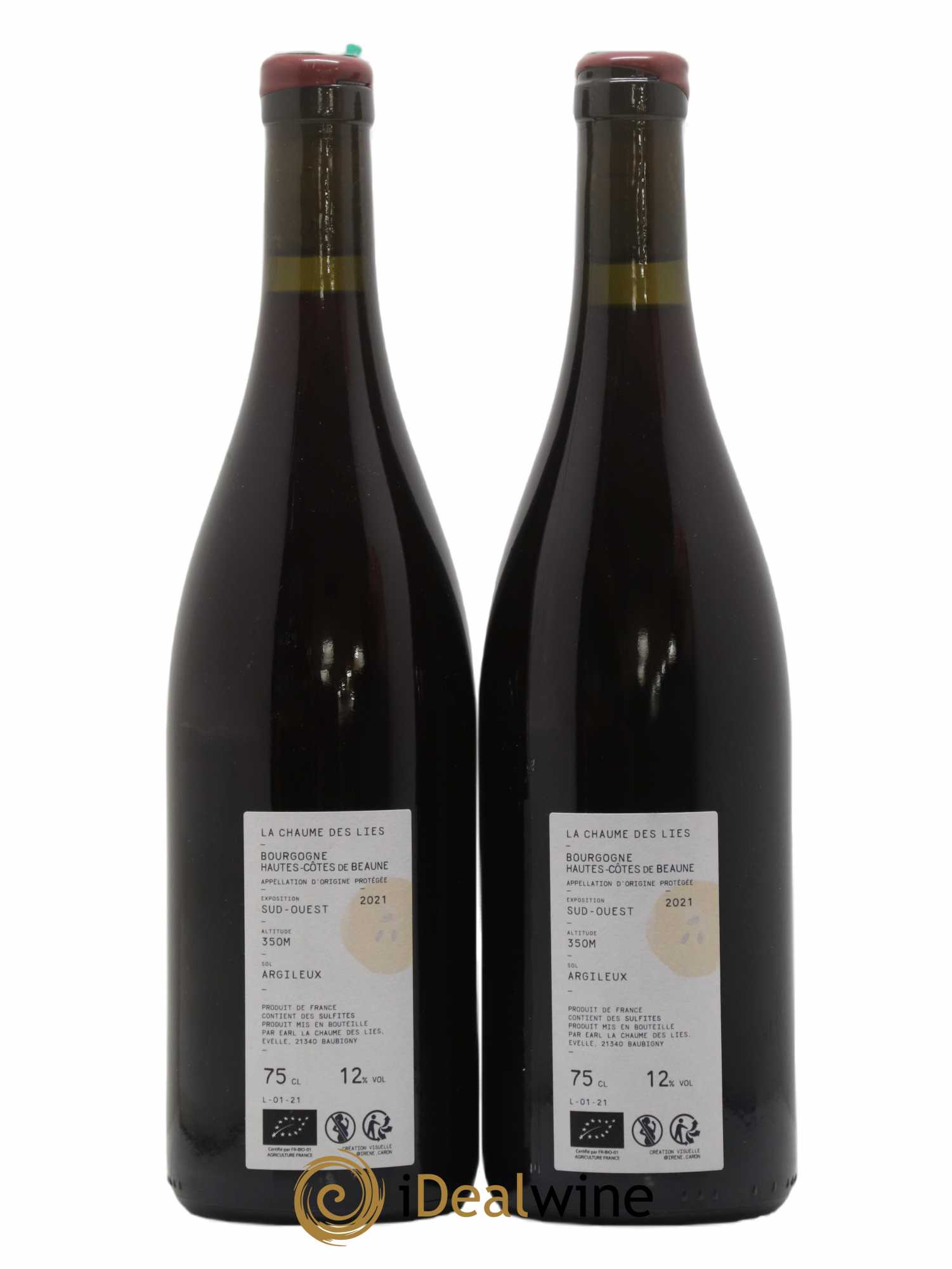 Hautes-Côtes de Beaune  (senza prezzo di riserva) 2021 - Lotto di 2 bottiglie - 1