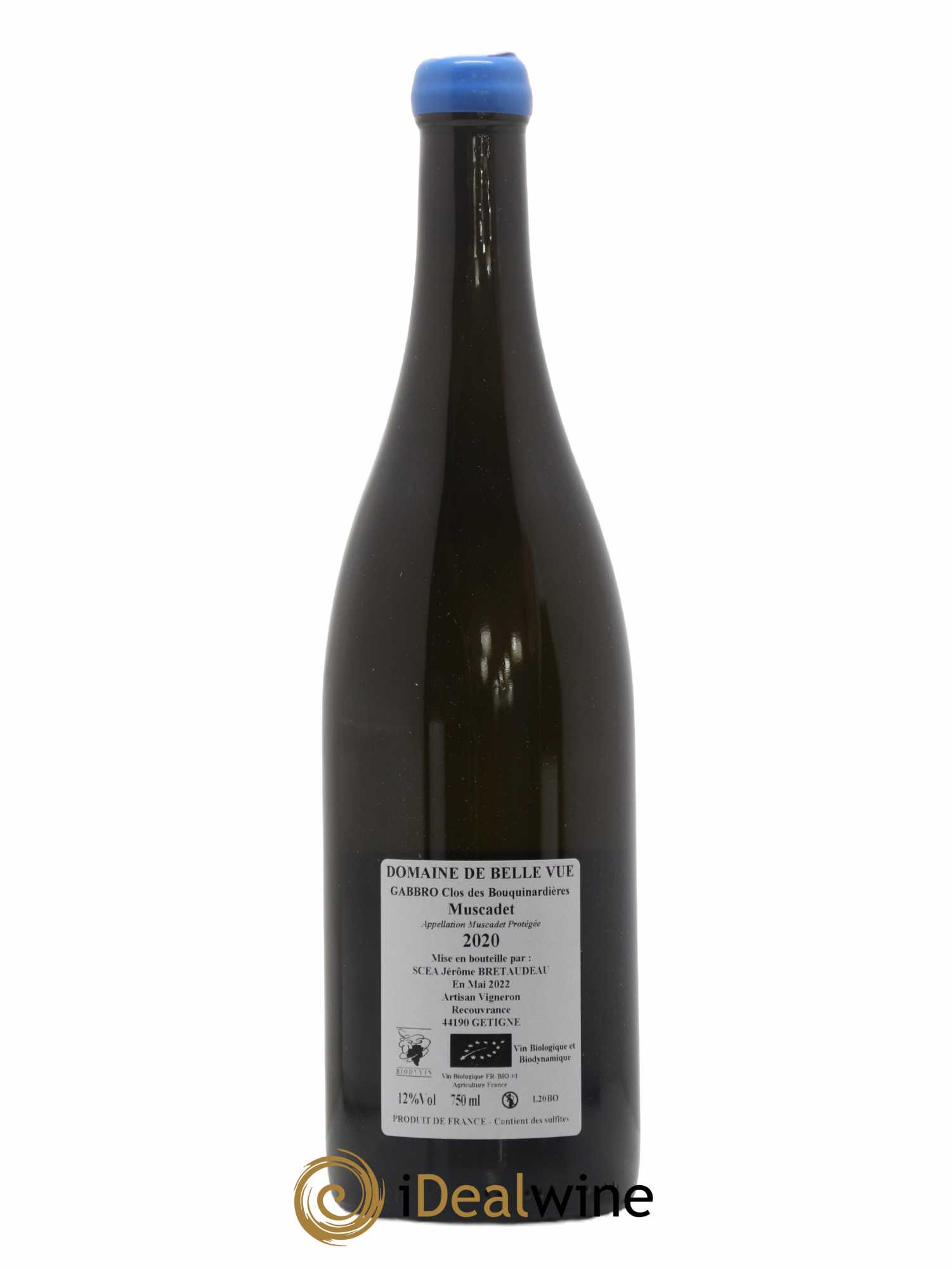 Muscadet-Sèvre-et-Maine Gabbro Jérôme Bretaudeau - Domaine de Bellevue (senza prezzo di riserva) 2020 - Lotto di 1 bottiglia - 1