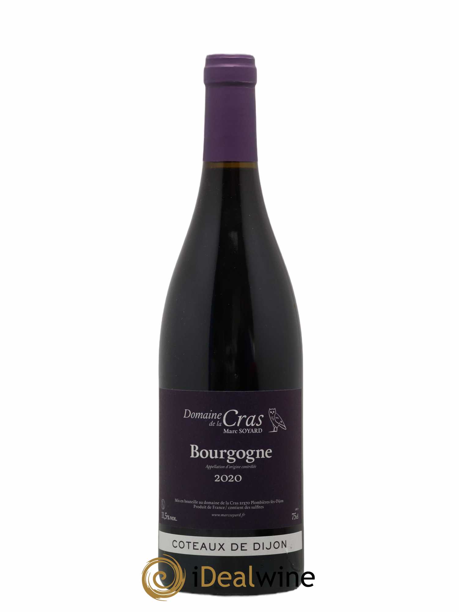 Bourgogne Domaine de la Cras - Marc Soyard 2020 - Lot de 1 bouteille - 0