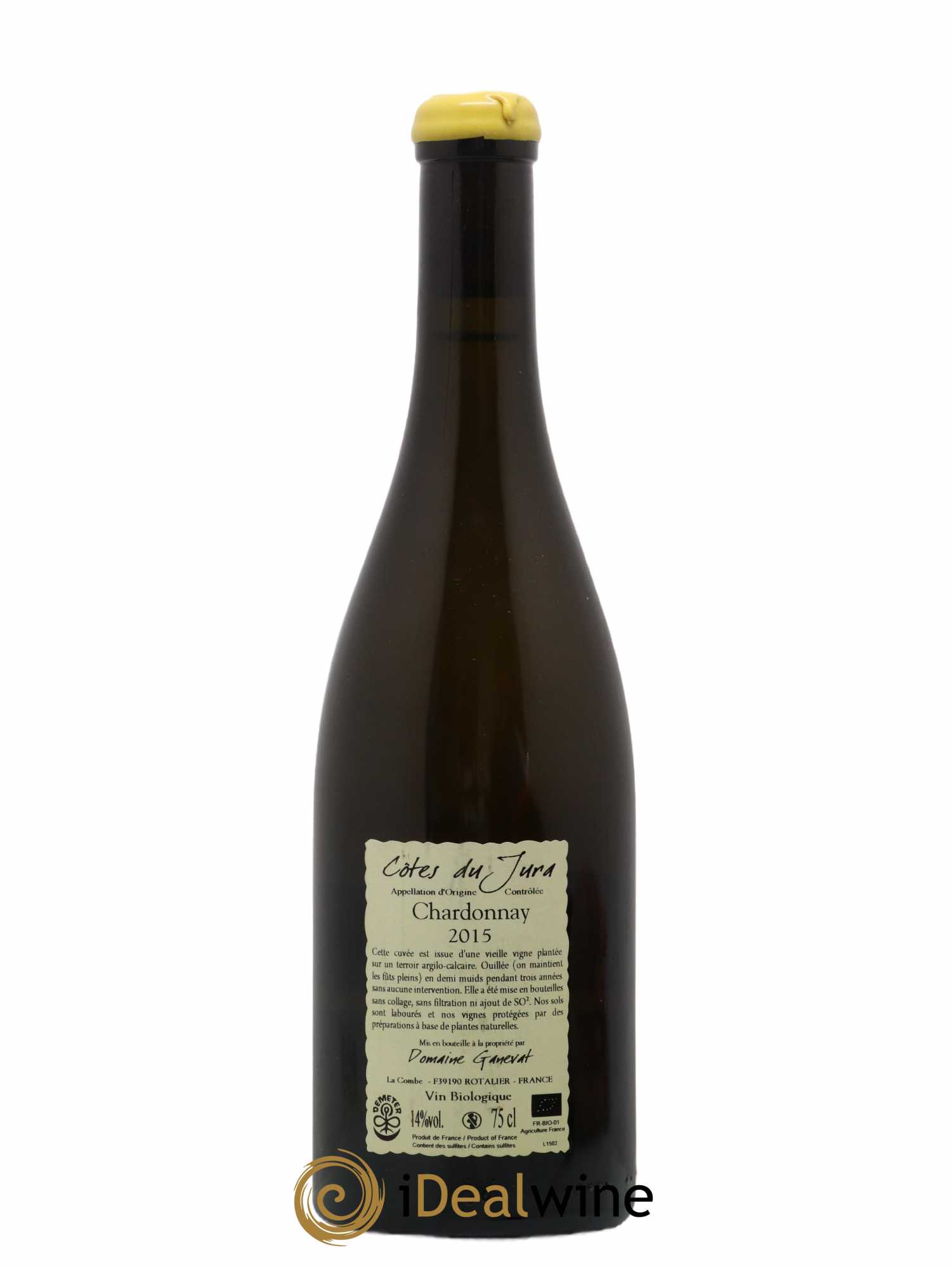 Côtes du Jura Les Chamois du Paradis Jean-François Ganevat (Domaine) 2015 - Lot de 1 bouteille - 1