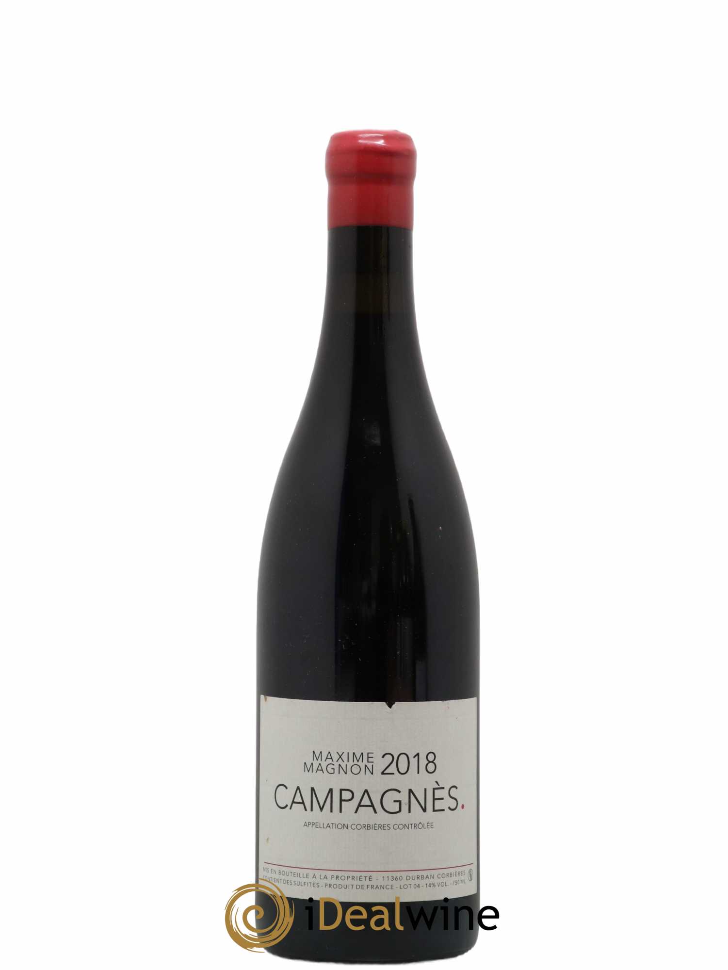 Corbières Campagnès Maxime Magnon 2018 - Lot de 1 bouteille - 0