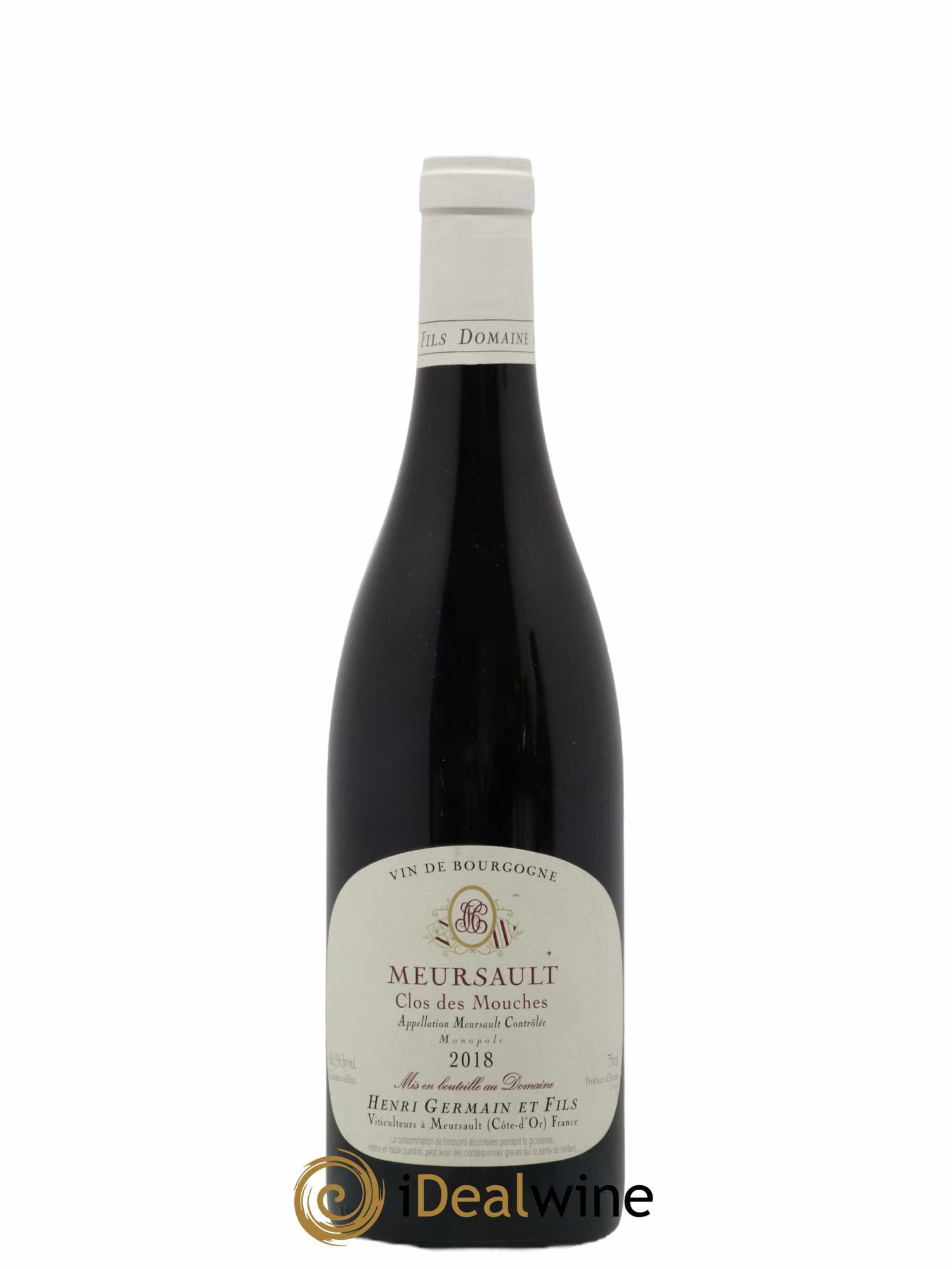 Meursault Clos des Mouches Henri Germain 2018 - Lot de 1 bouteille - 0