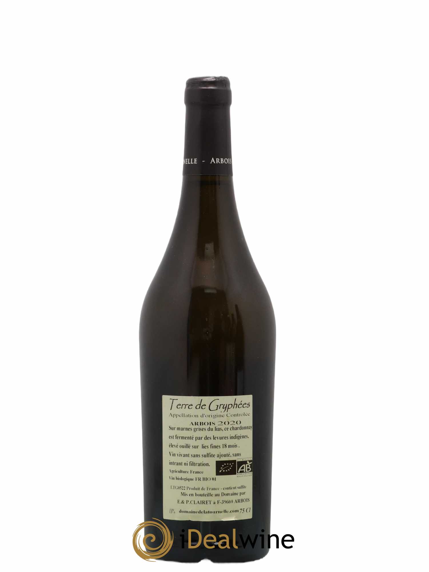 Arbois Terre De Gryphées Domaine de la Tournelle 2020 - Lot de 1 bouteille - 1