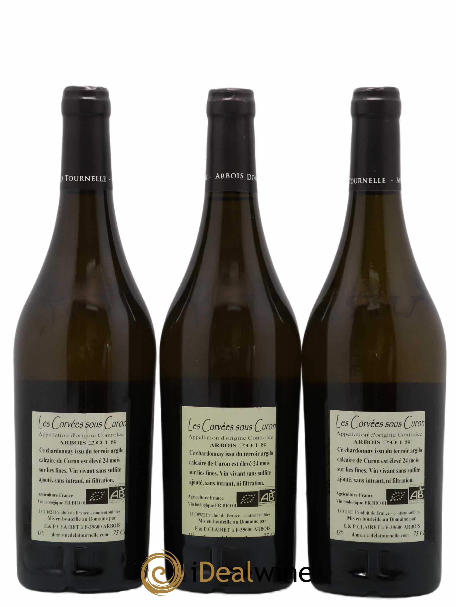 Arbois Les Corvees Sous Curon Domaine De La Tournelle 2018 - Lot de 3 bouteilles - 1