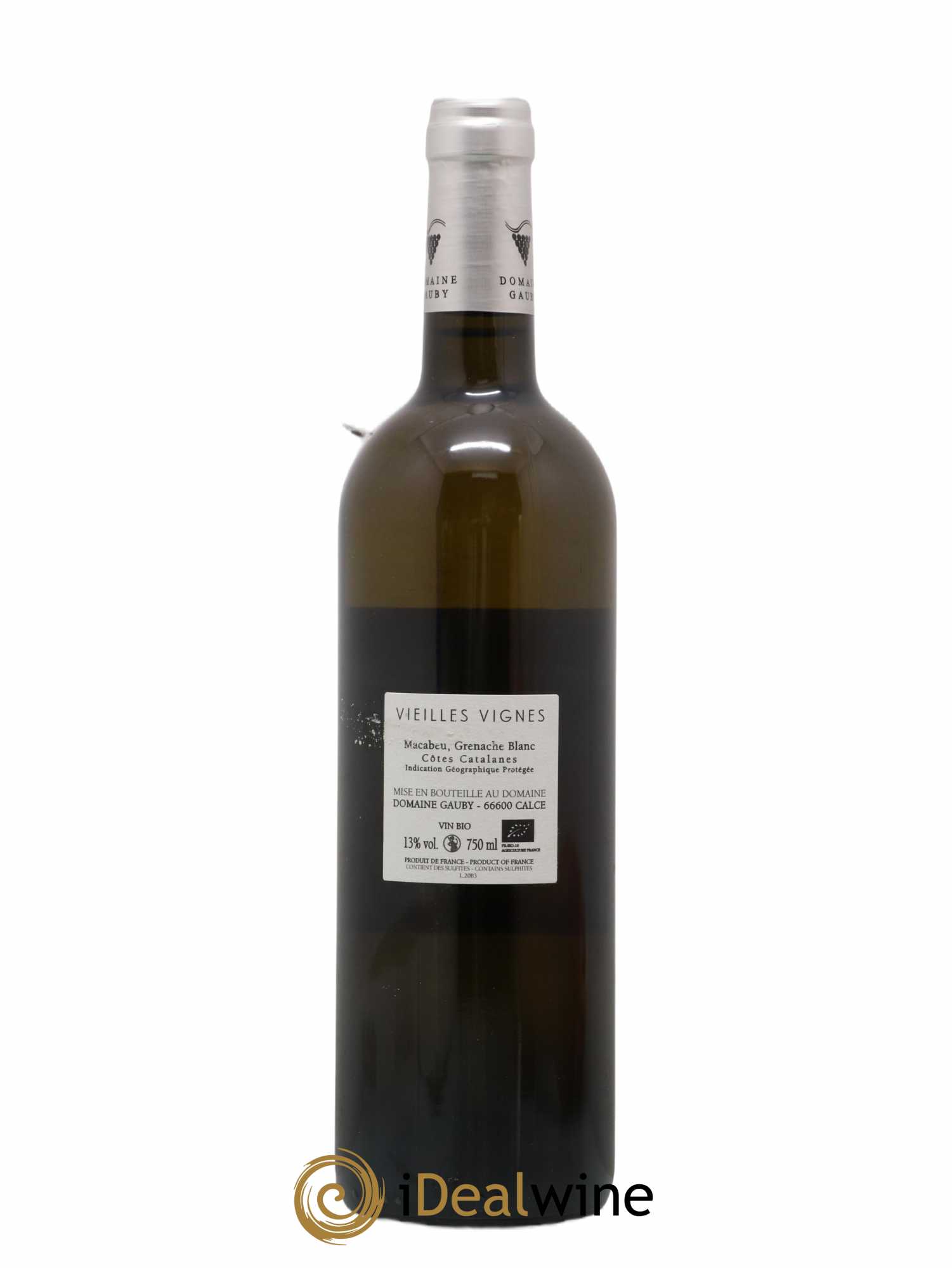 Côtes Catalanes Vieilles vignes Gauby (Domaine) 2020 - Lot de 1 bouteille - 1