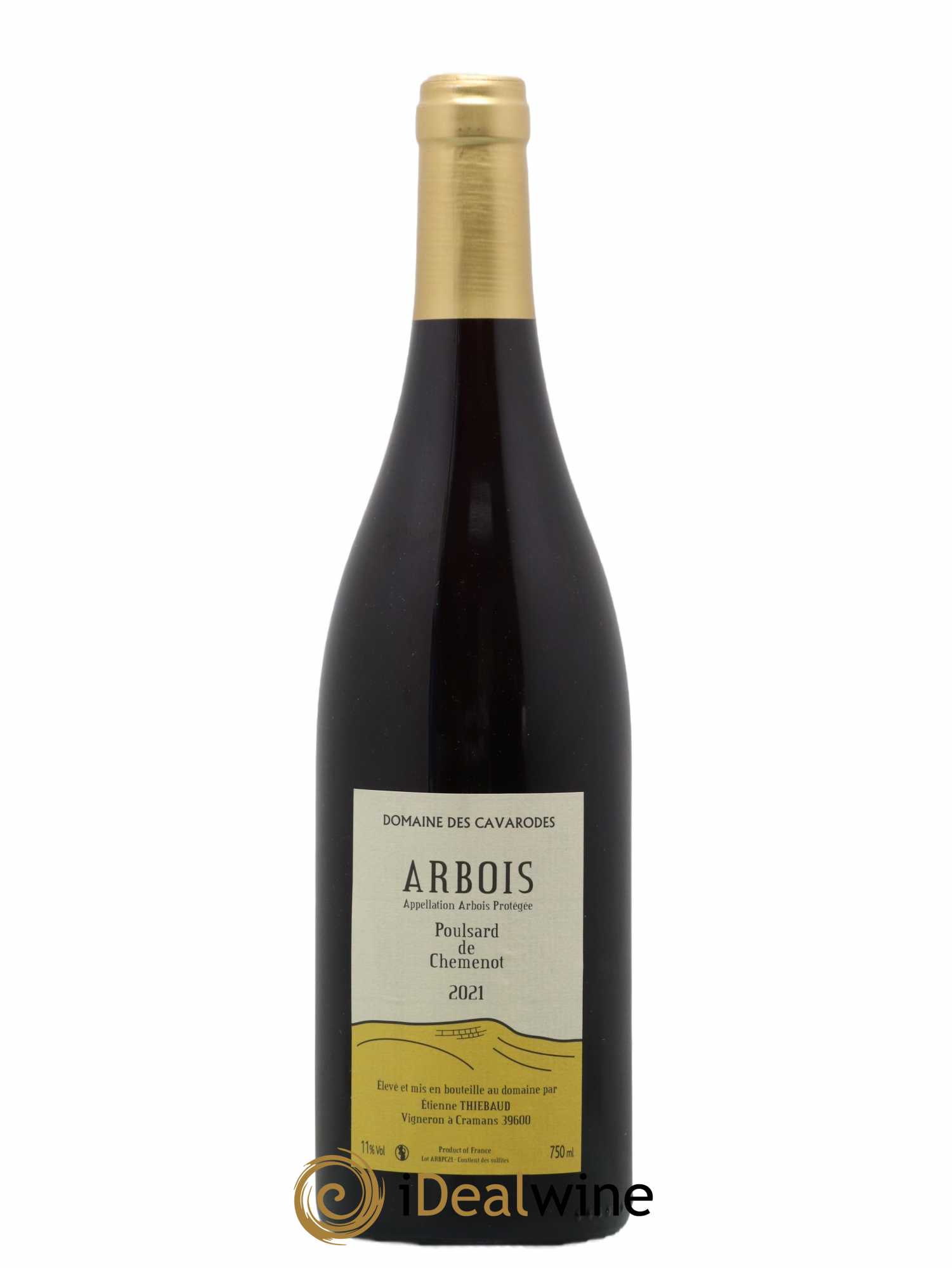 Arbois Poulsard de Chemenot Cavarodes (Domaine des) - Etienne Thiébaud 2021 - Lot de 1 bouteille - 0