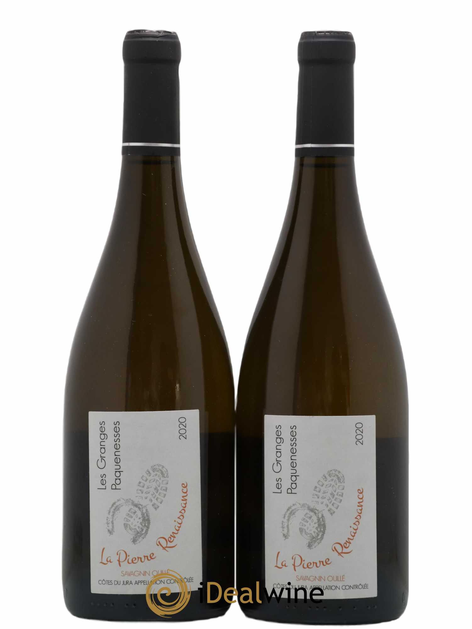 Côtes du Jura Savagnin La Pierre Renaissance Les Granges Paquenesses 2020 - Lot de 2 bouteilles - 0