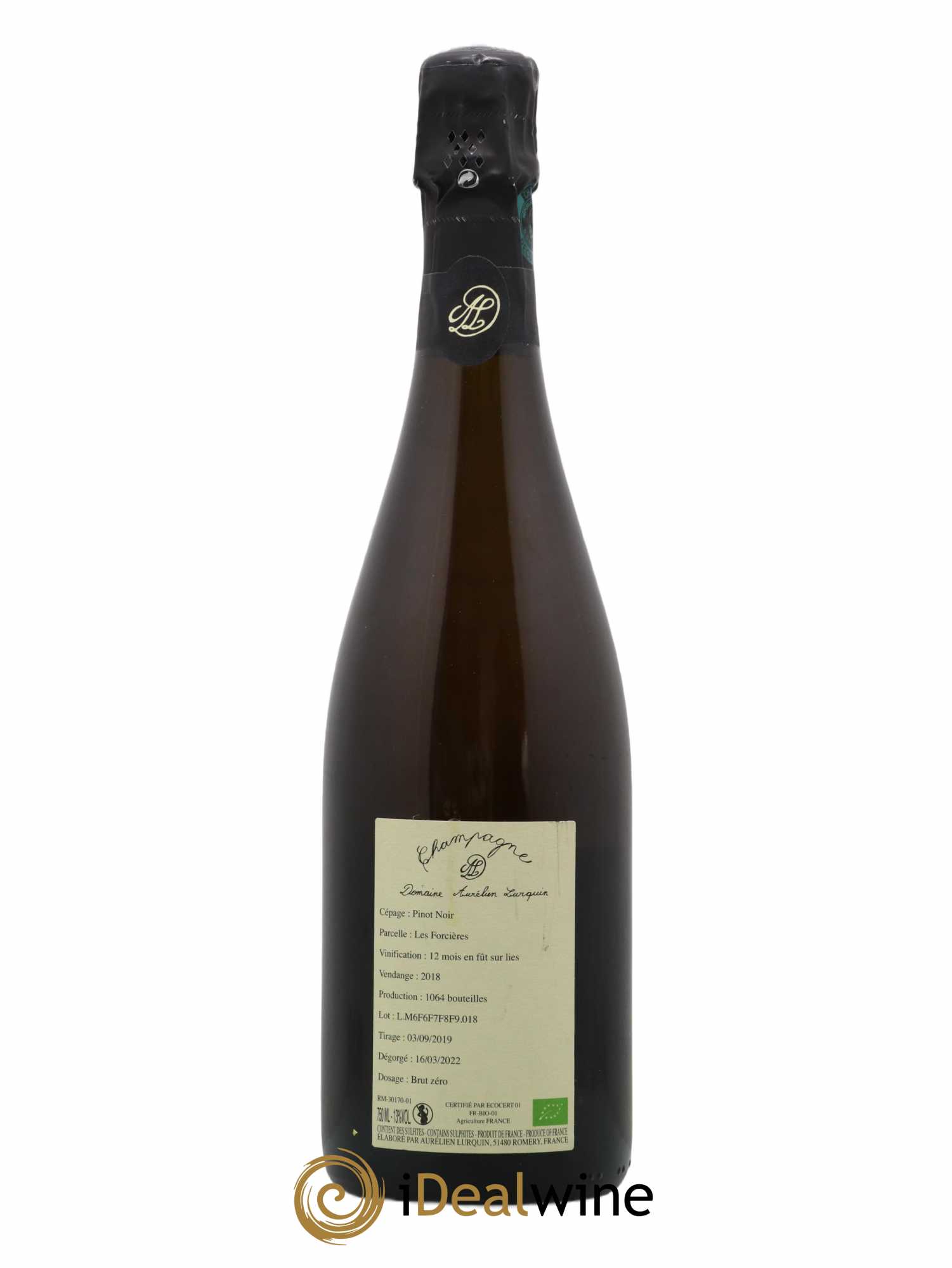 Pinot Noir Les Forcières Aurélien Lurquin 2018 - Lot de 1 bouteille - 1
