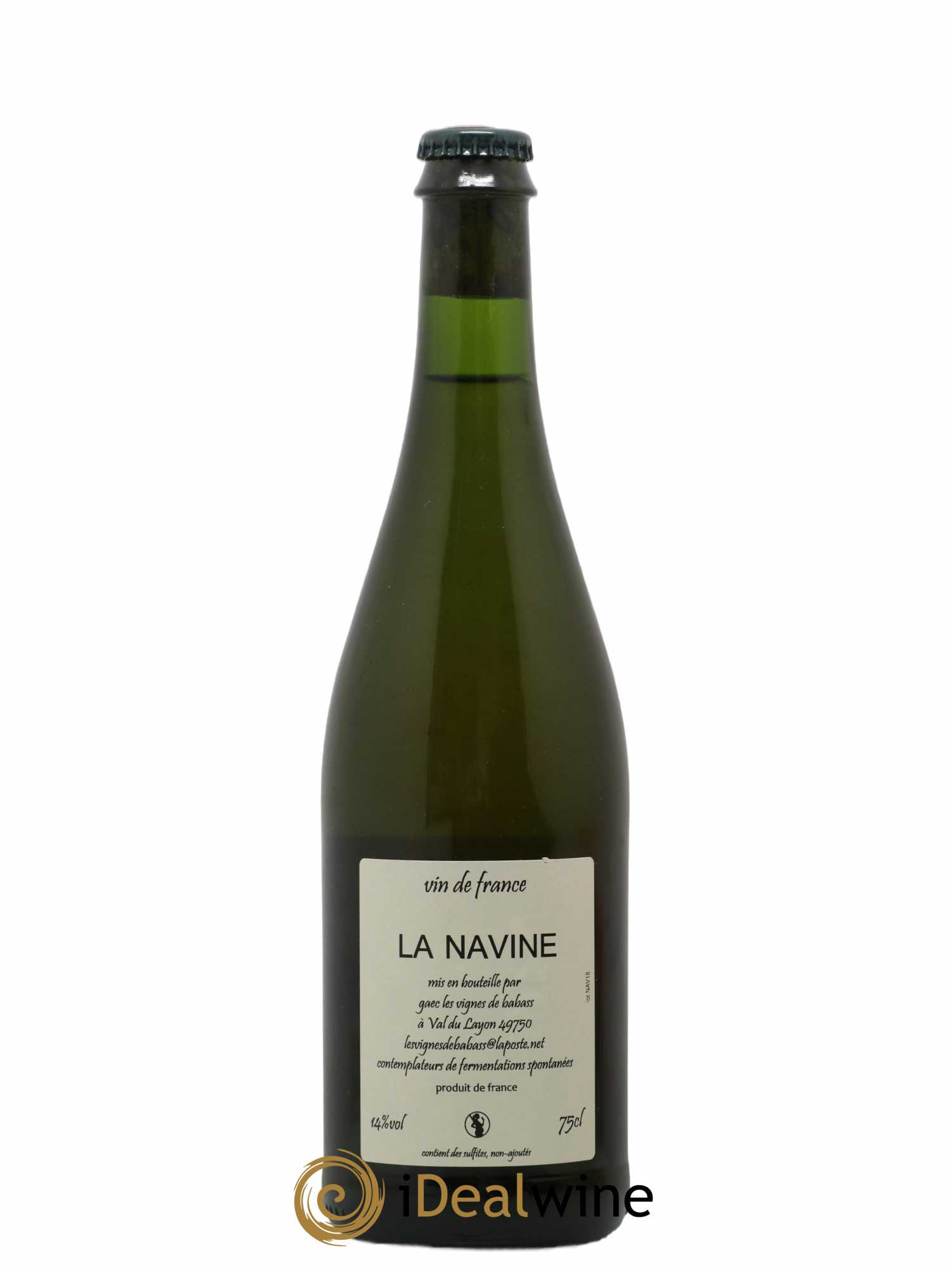 Vin de France Domaine Les Vignes De Babass Chenin Cuvée La Navine - Lot de 1 bouteille - 1