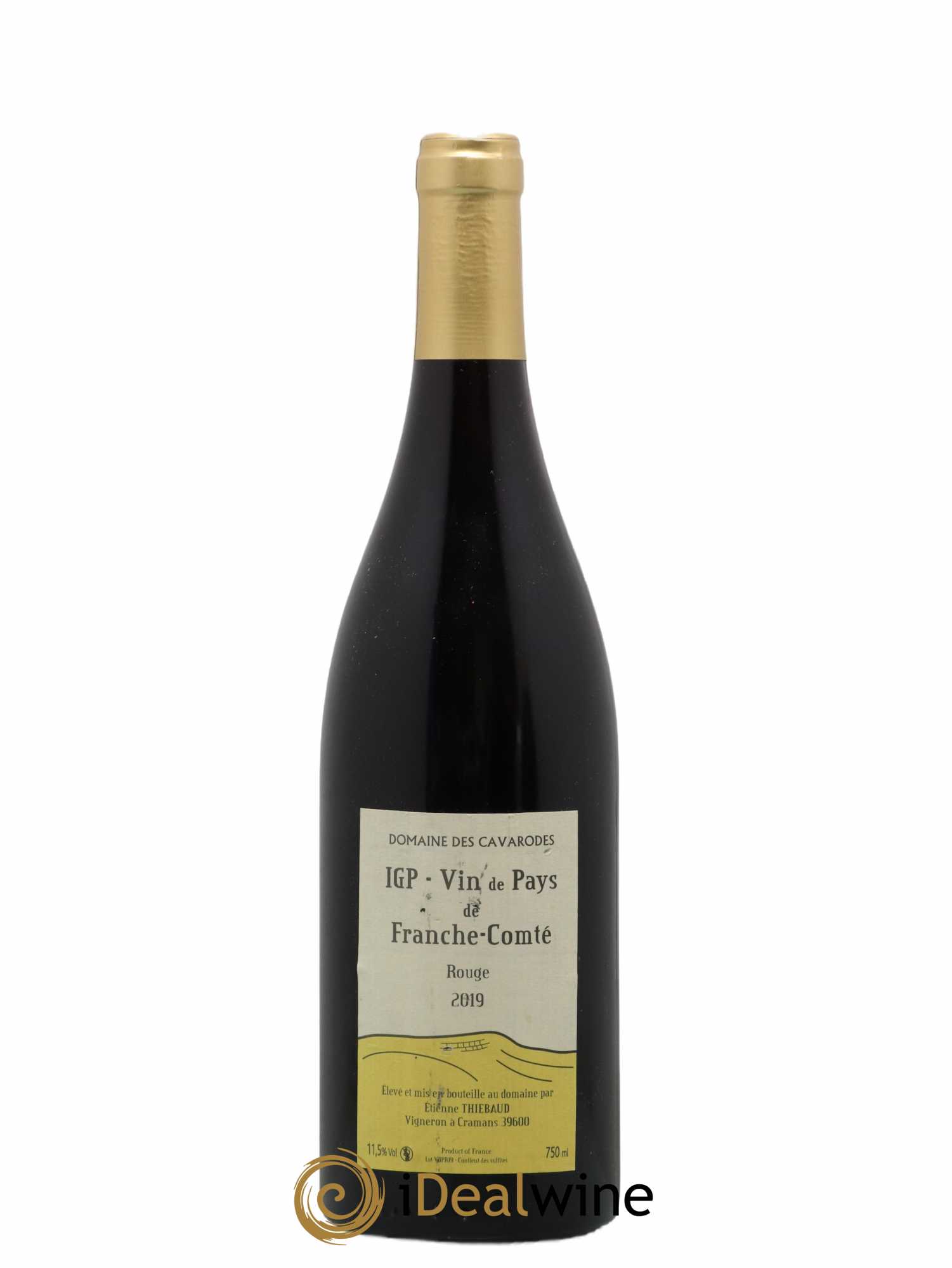 Franche-Comté Cavarodes (Domaine des) - Etienne Thiébaud 2019 - Lot de 1 bouteille - 0