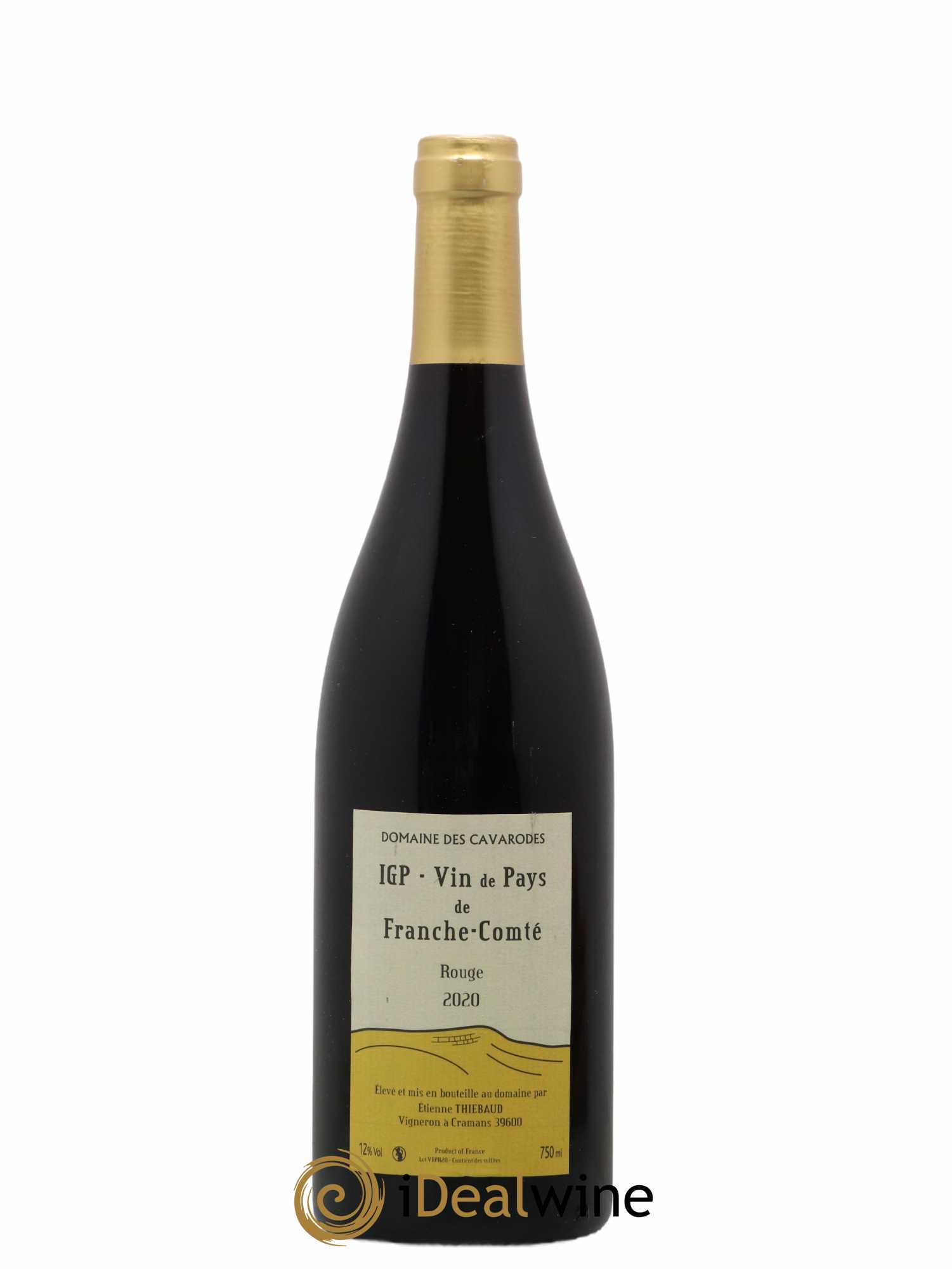 Franche-Comté Cavarodes (Domaine des) - Etienne Thiébaud 2020 - Lot de 1 bouteille - 0