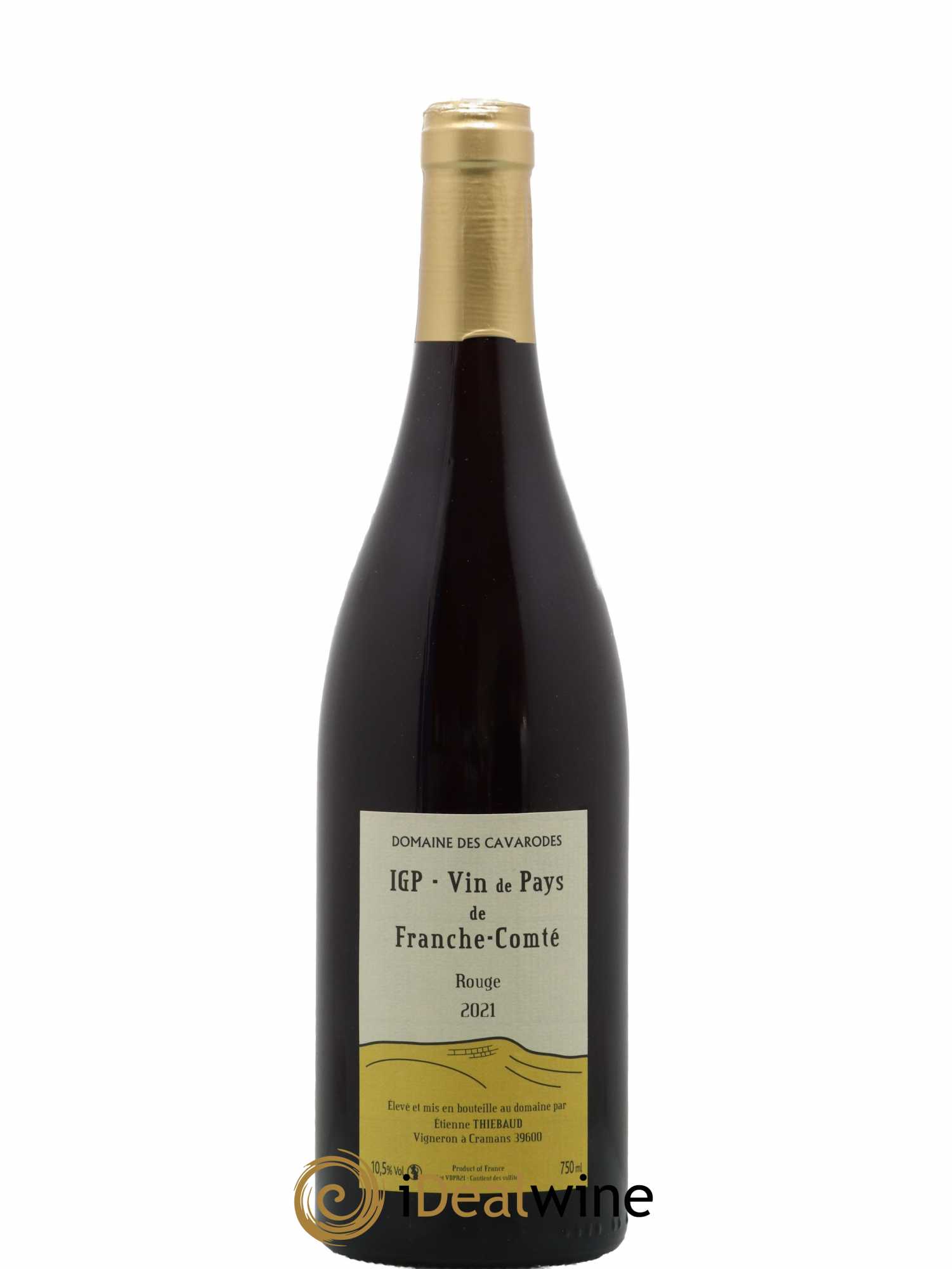 Franche-Comté Cavarodes (Domaine des) - Etienne Thiébaud 2021 - Lot de 1 bouteille - 0