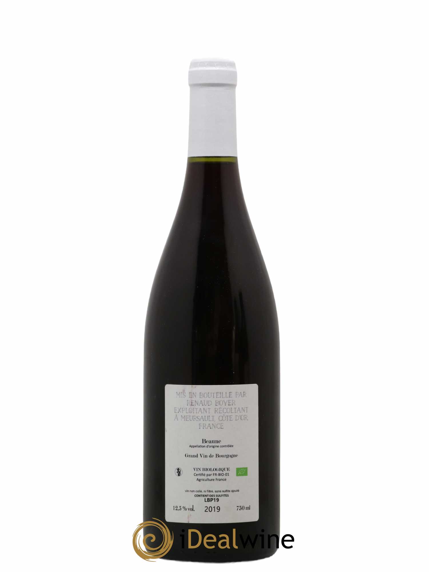 Beaune Les Prévolles Renaud Boyer 2019 - Lot de 1 bouteille - 1