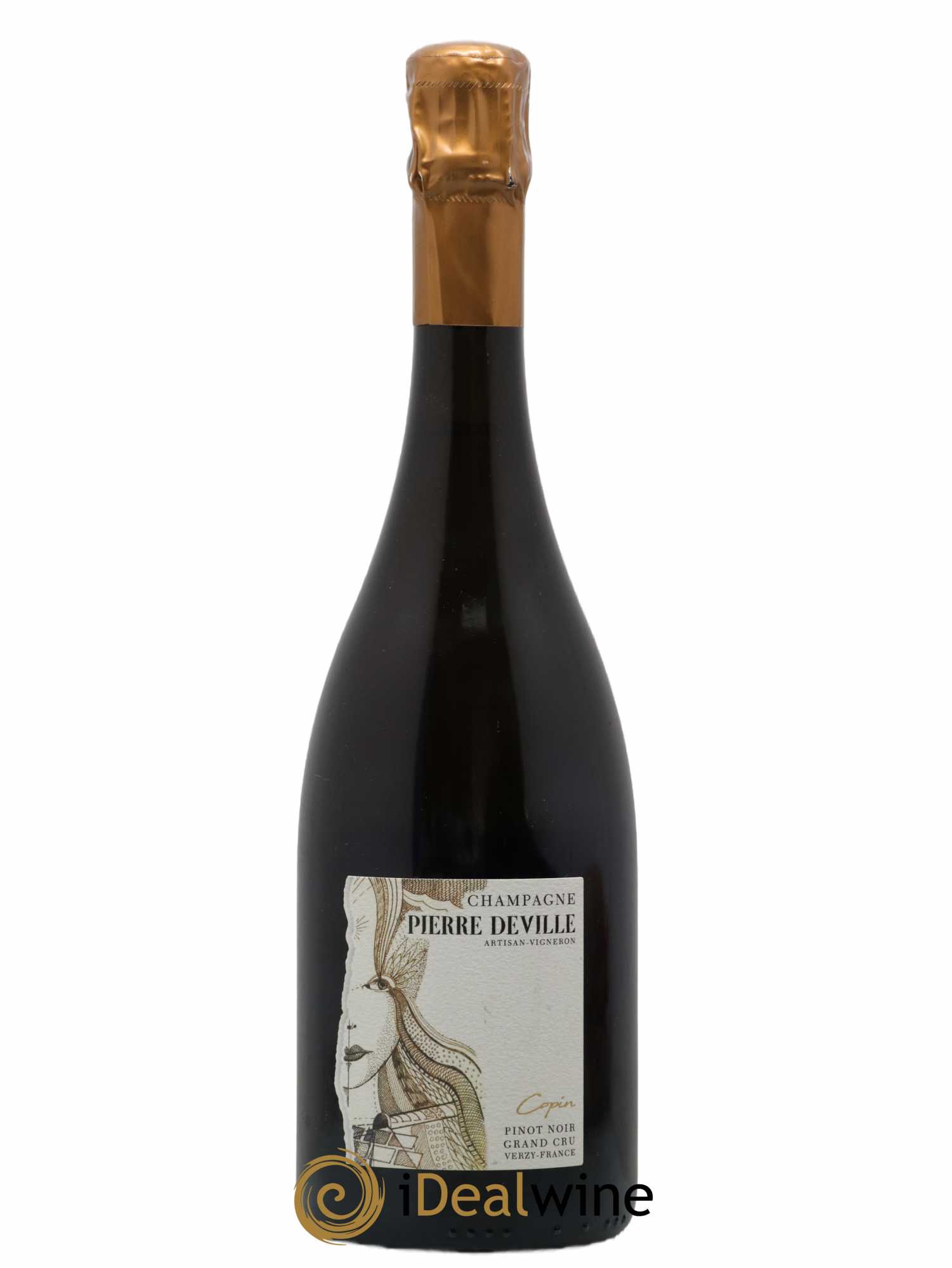 Champagne Pierre Deville 2019 - Lot de 1 bouteille - 0