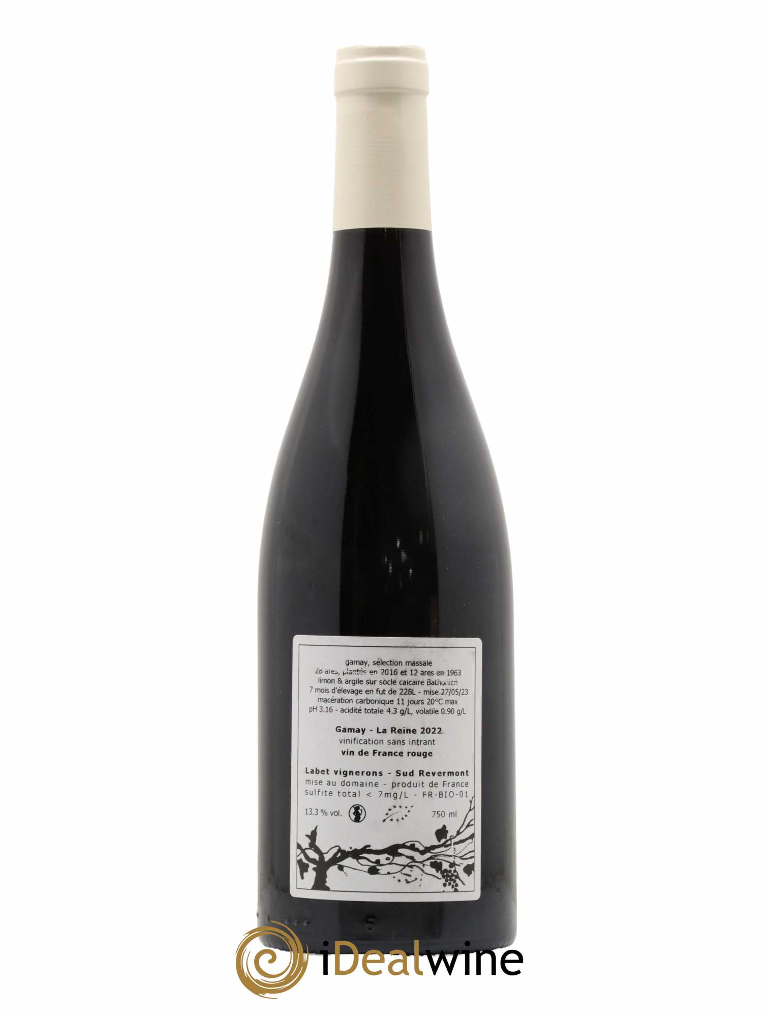 Vin de France Gamay La Reine Labet (Domaine) 2022 - Lot of 1 bottle - 1