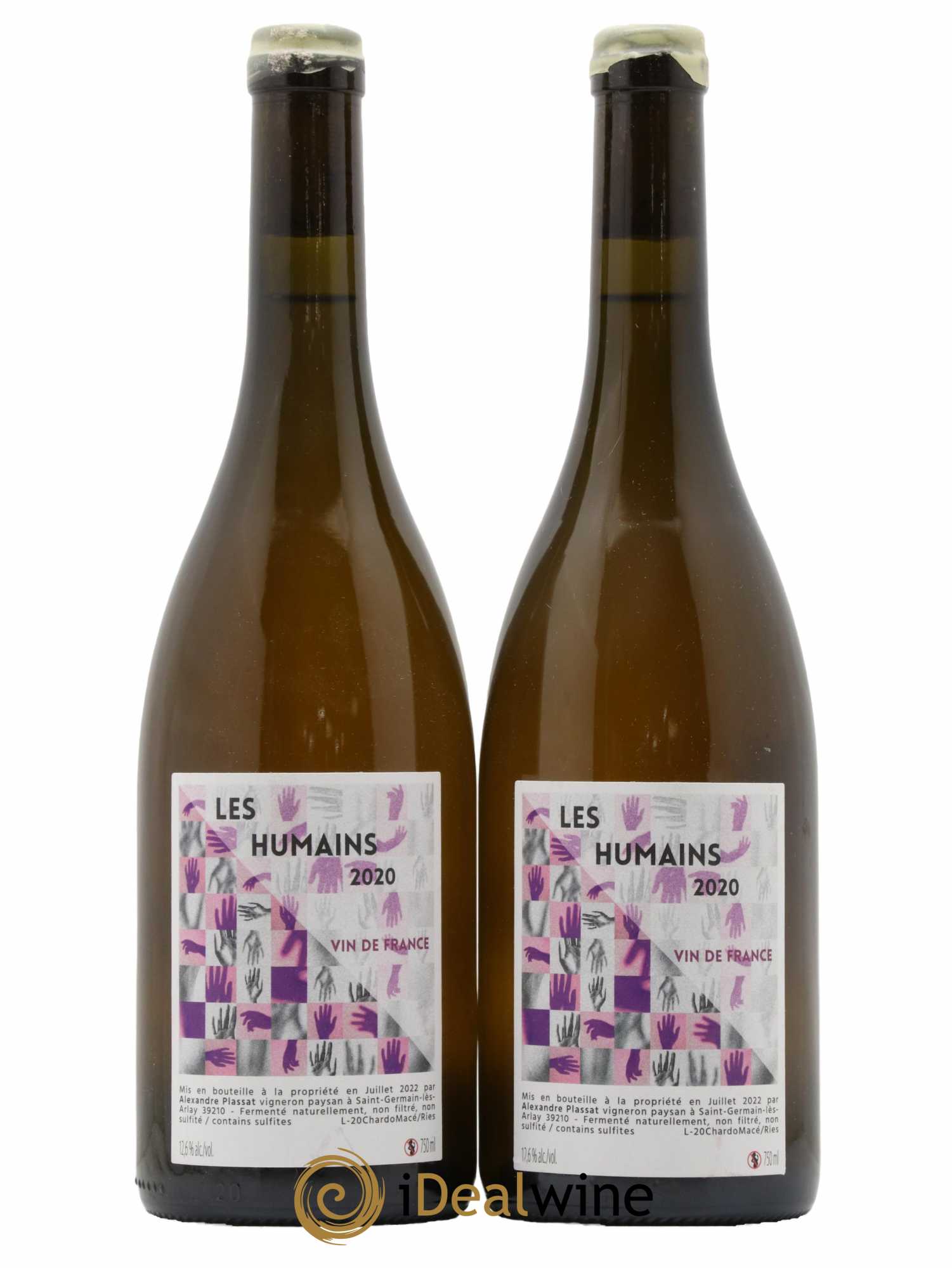 Vin de France Les Humains Alexandre Plassat 2020 - Lot de 2 bouteilles - 0