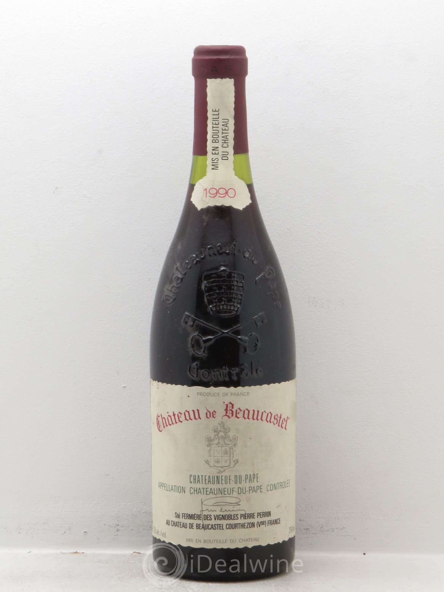 Châteauneuf-du-Pape Château de Beaucastel Famille Perrin 1990 - Lot de 1 bouteille - 0