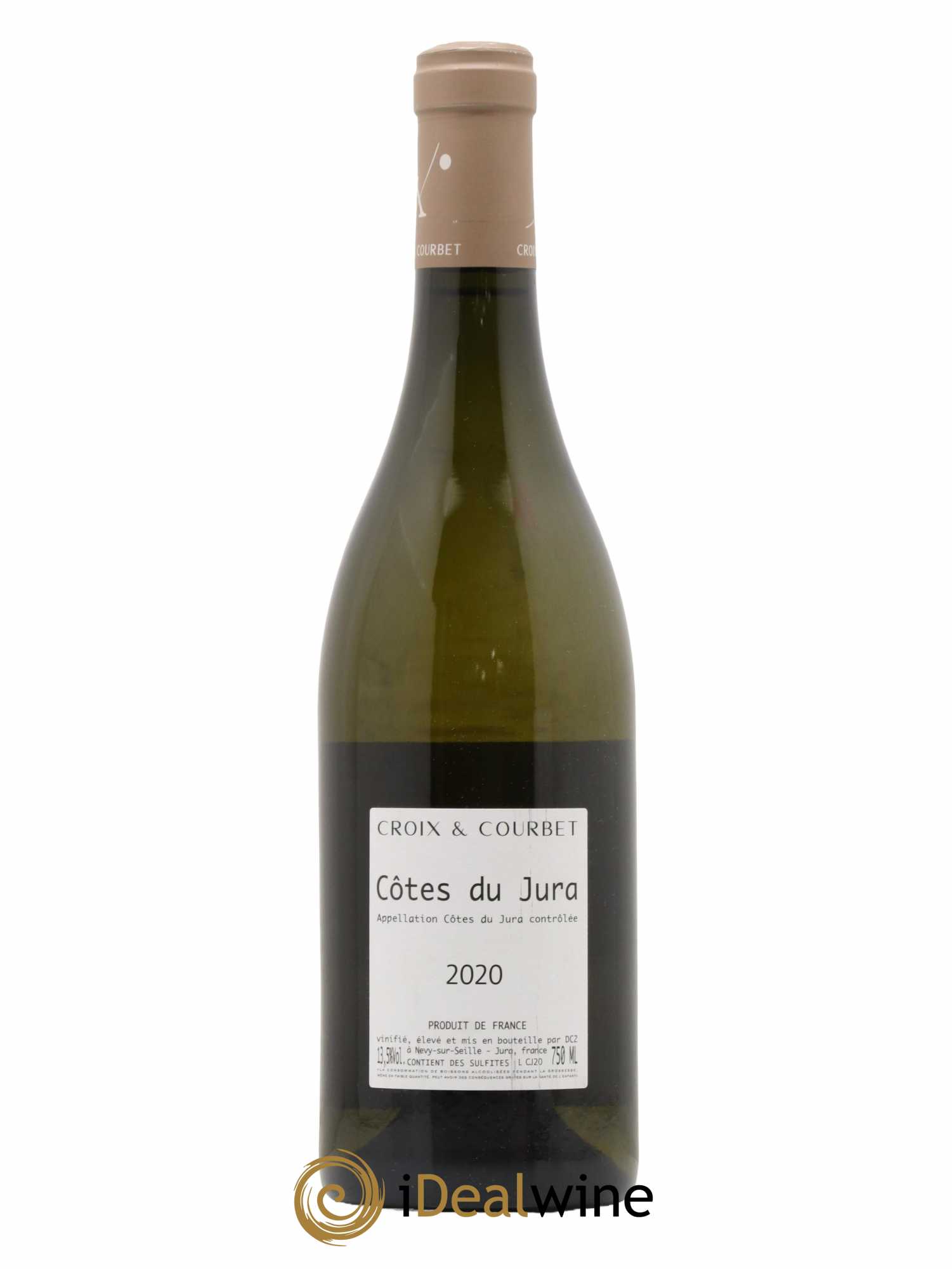 Côtes du Jura Savagnin Ouille Domaine Croix & Courbet 2020 - Lot de 1 bouteille - 1
