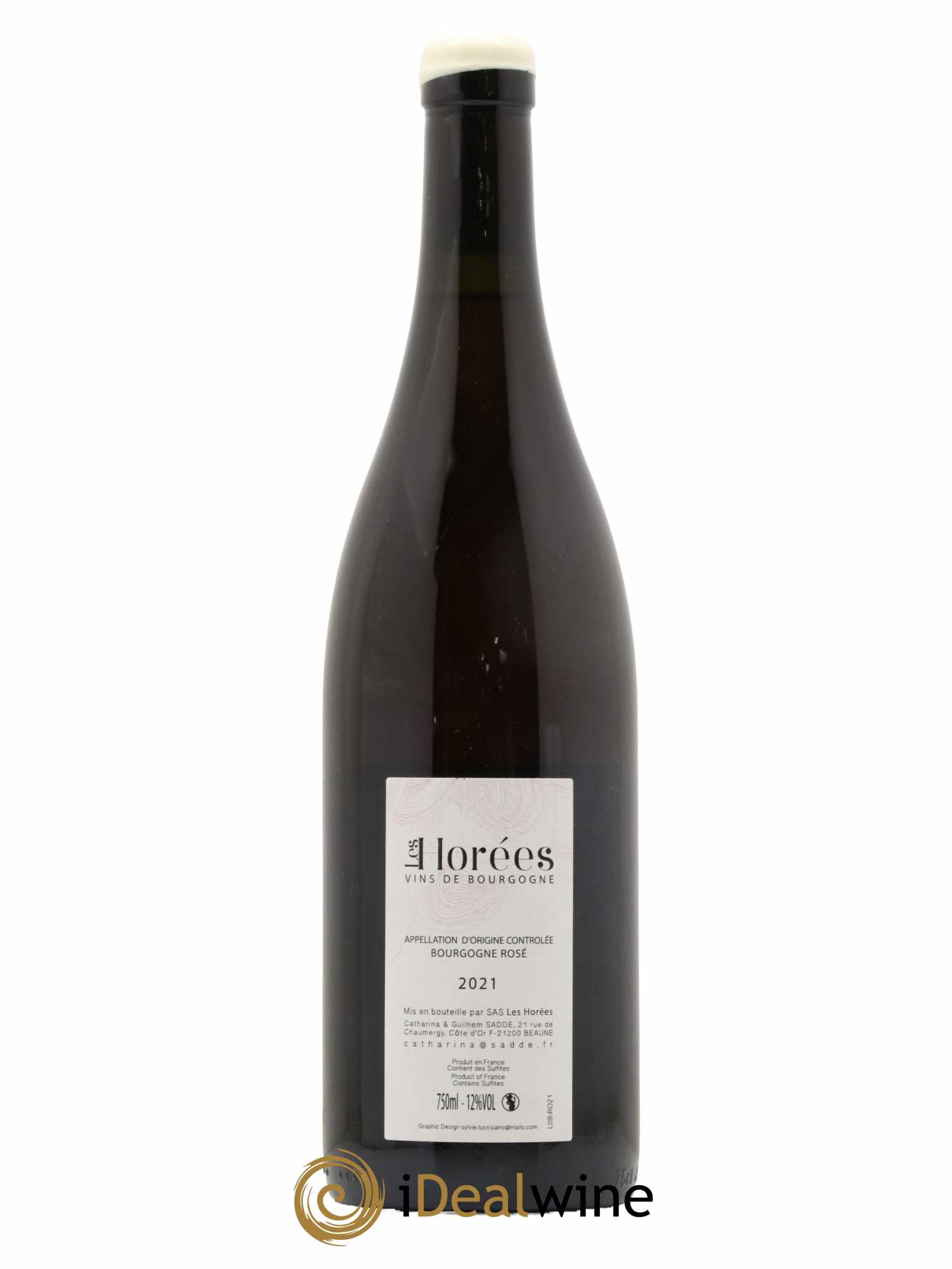 Bourgogne Cuvée Rosé Bonheur Les Horées 2021 - Lot de 1 bouteille - 1