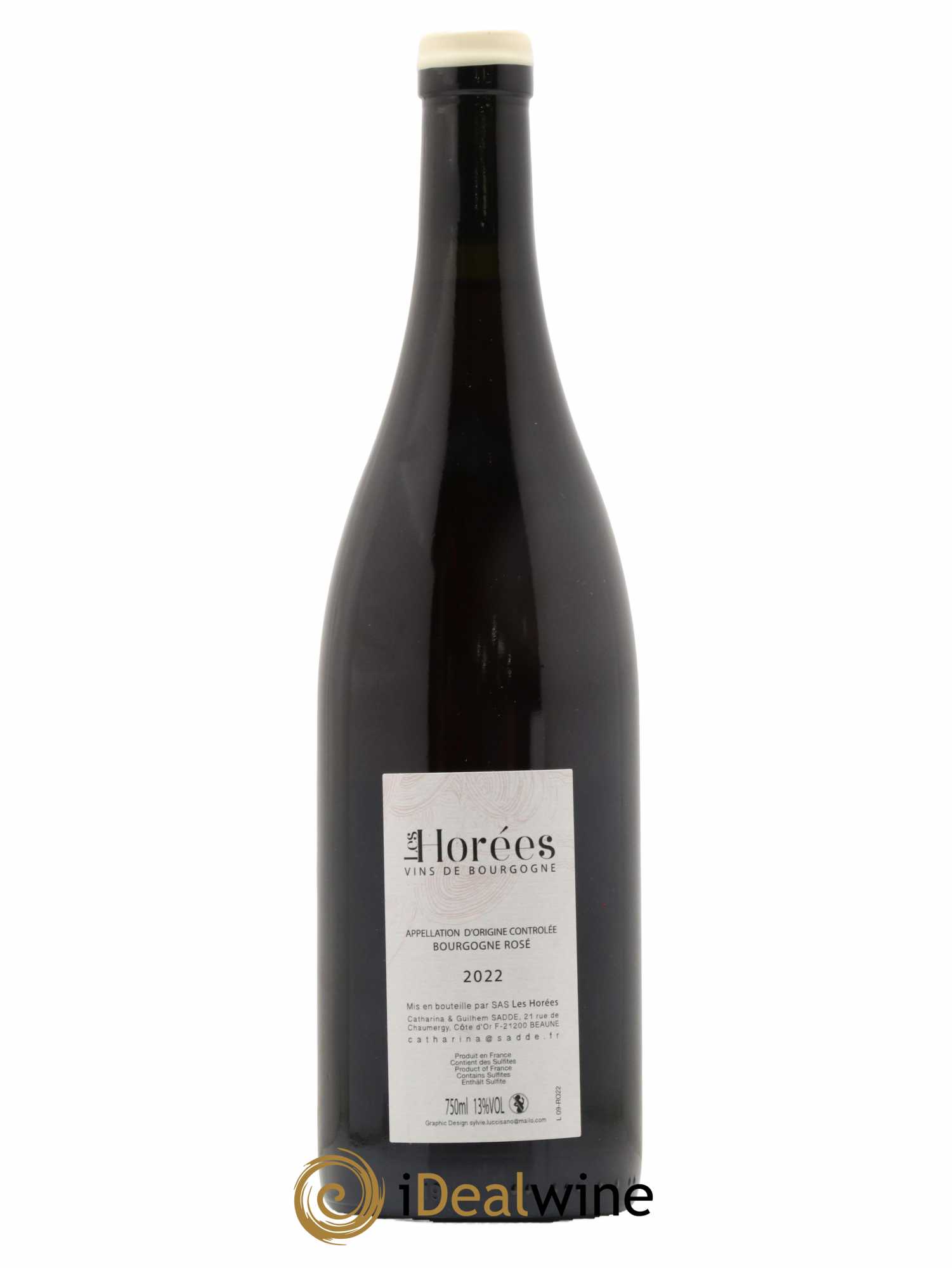Bourgogne Cuvée Rosé Bonheur Les Horées 2022 - Lot de 1 bouteille - 1