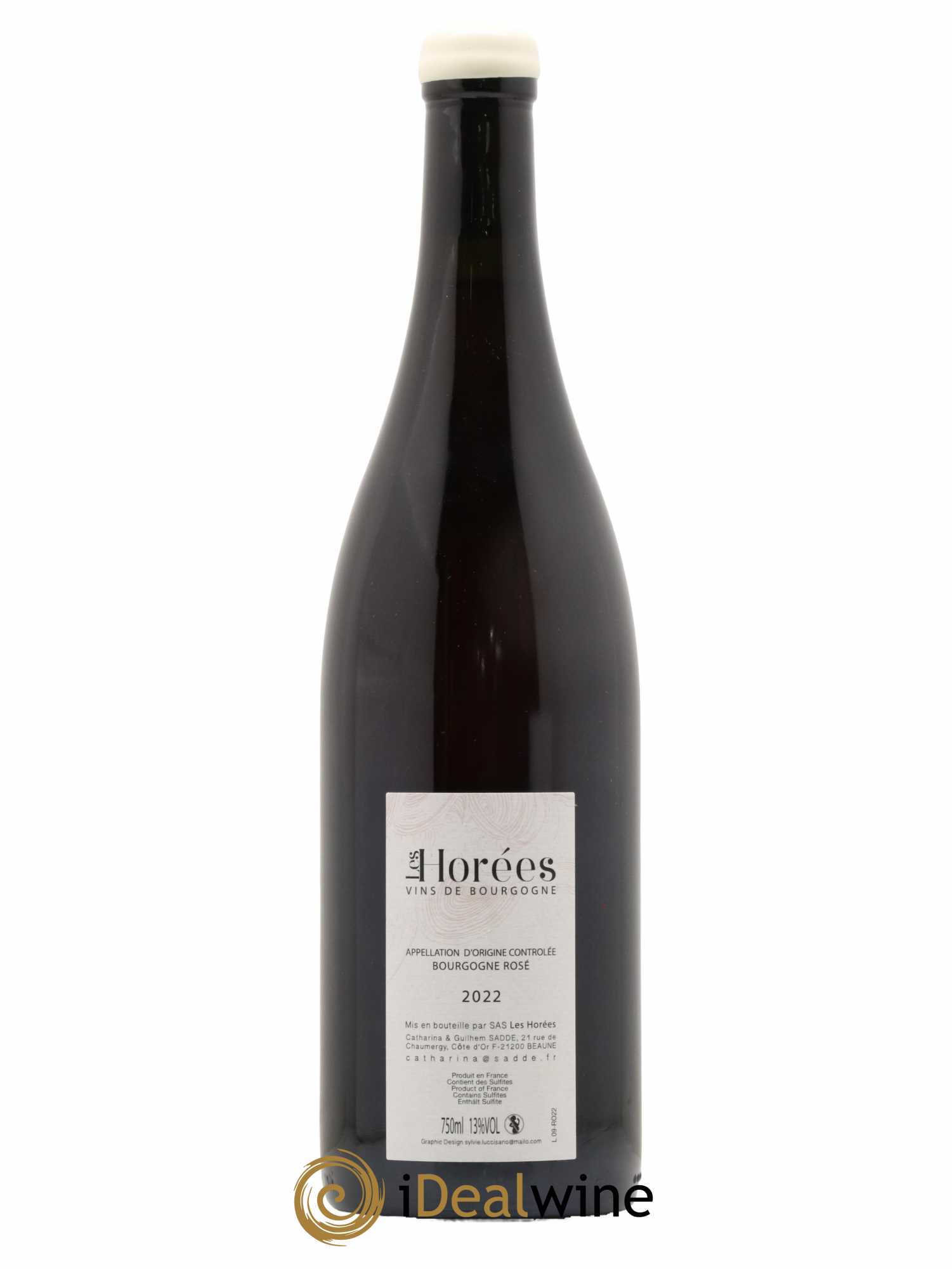 Bourgogne Cuvée Rosé Bonheur Les Horées 2022 - Lot de 1 bouteille - 1