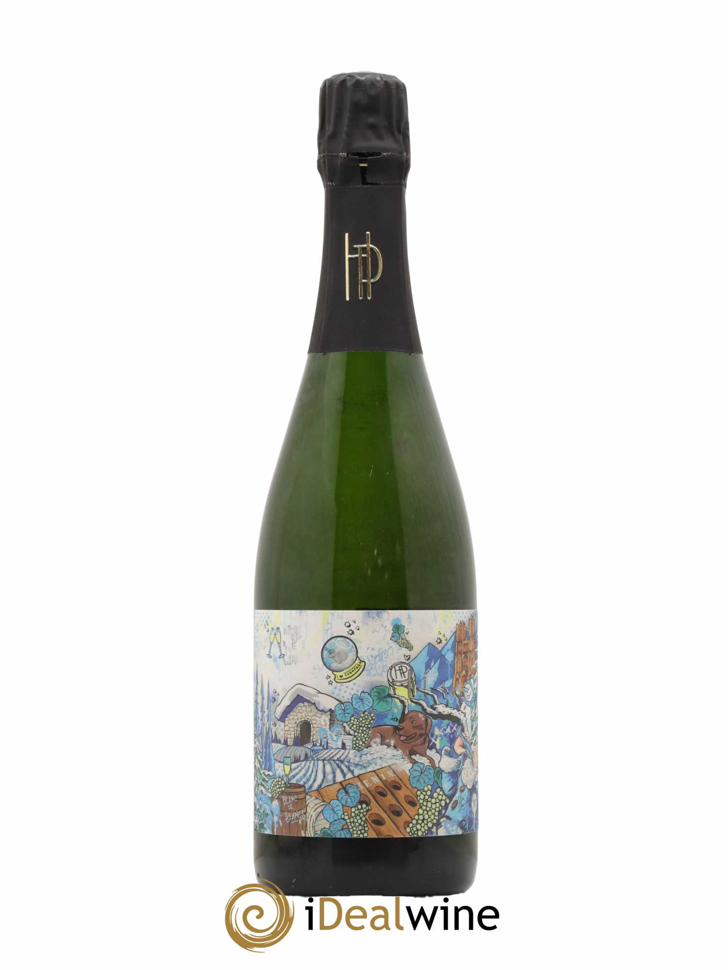 Champagne Blanc Comme Neige Bur Artist Romain Henin - Lot de 1 bouteille - 0