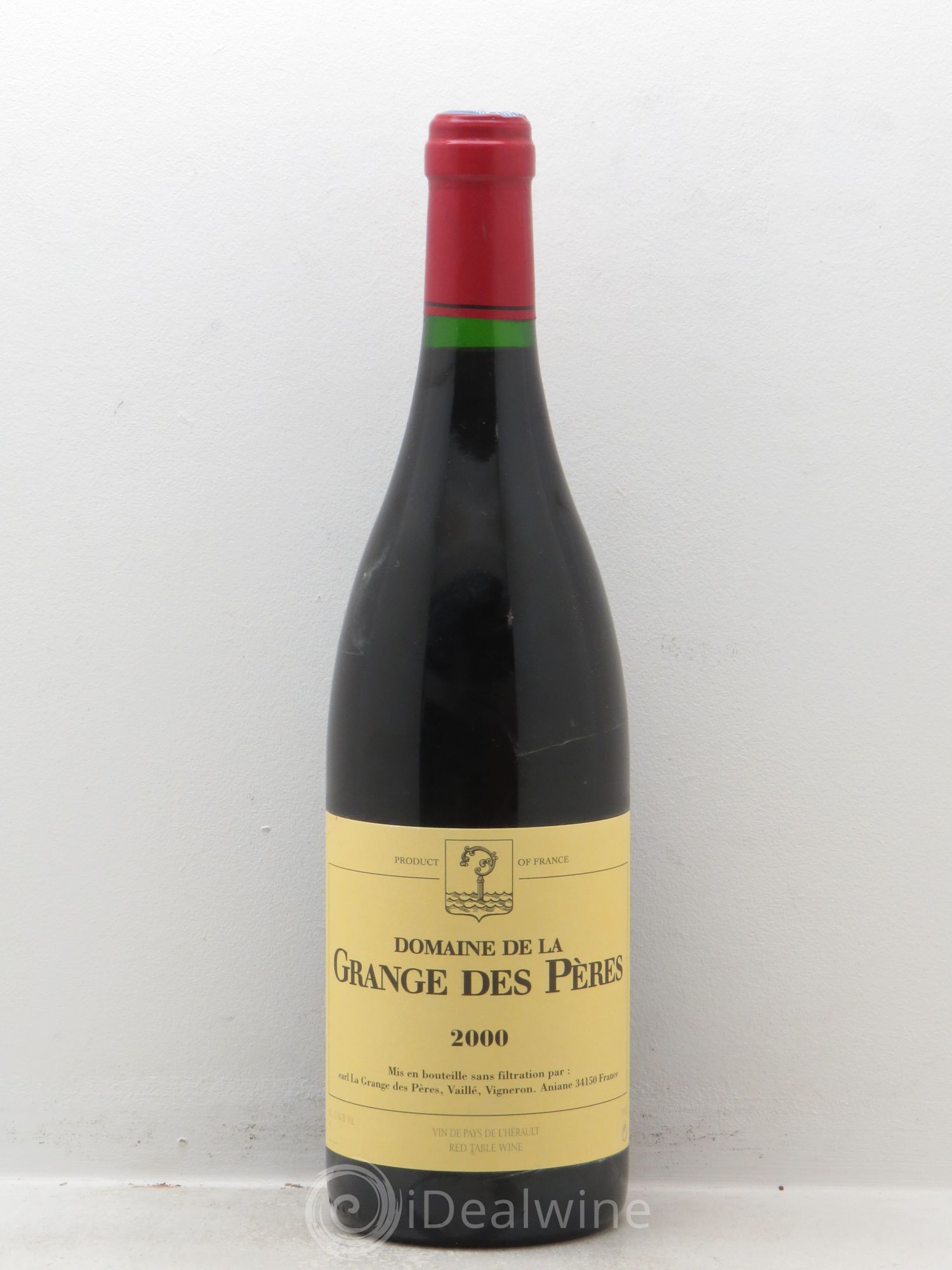 Pays d'Hérault Grange des Pères Laurent Vaillé 2000 - Lot de 1 bouteille - 0