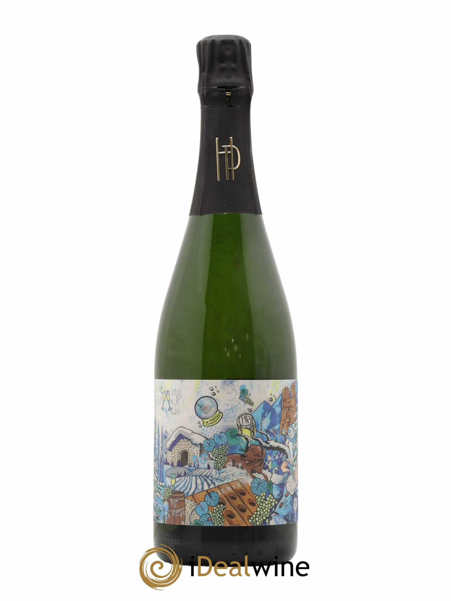 Champagne Blanc Comme Neige Bur Artist Romain Henin - Lot de 1 bouteille - 0