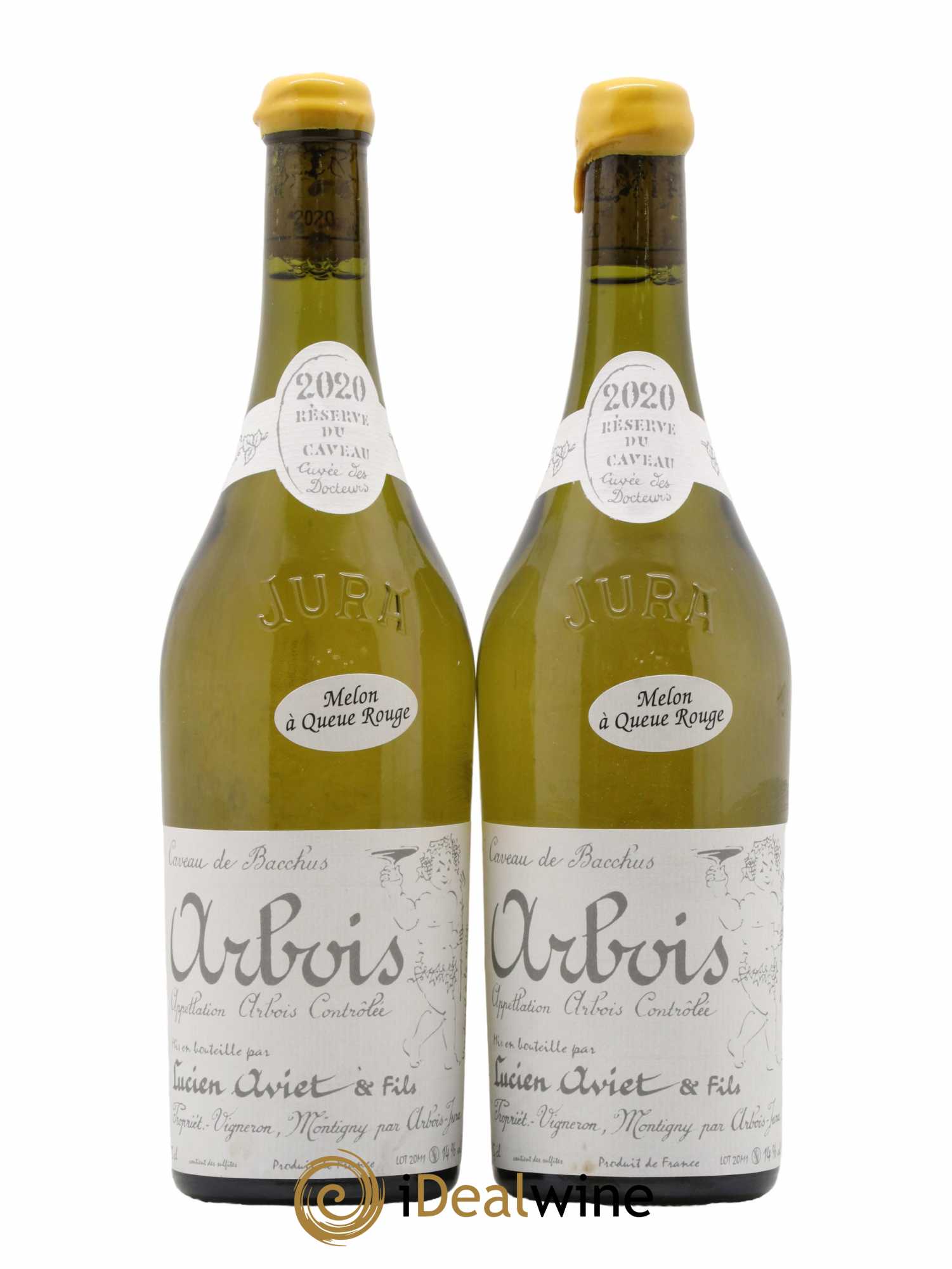 Arbois Melon à Queue Rouge Cuvée des Docteurs Lucien Aviet (Domaine) 2020 - Lot de 2 bouteilles - 0