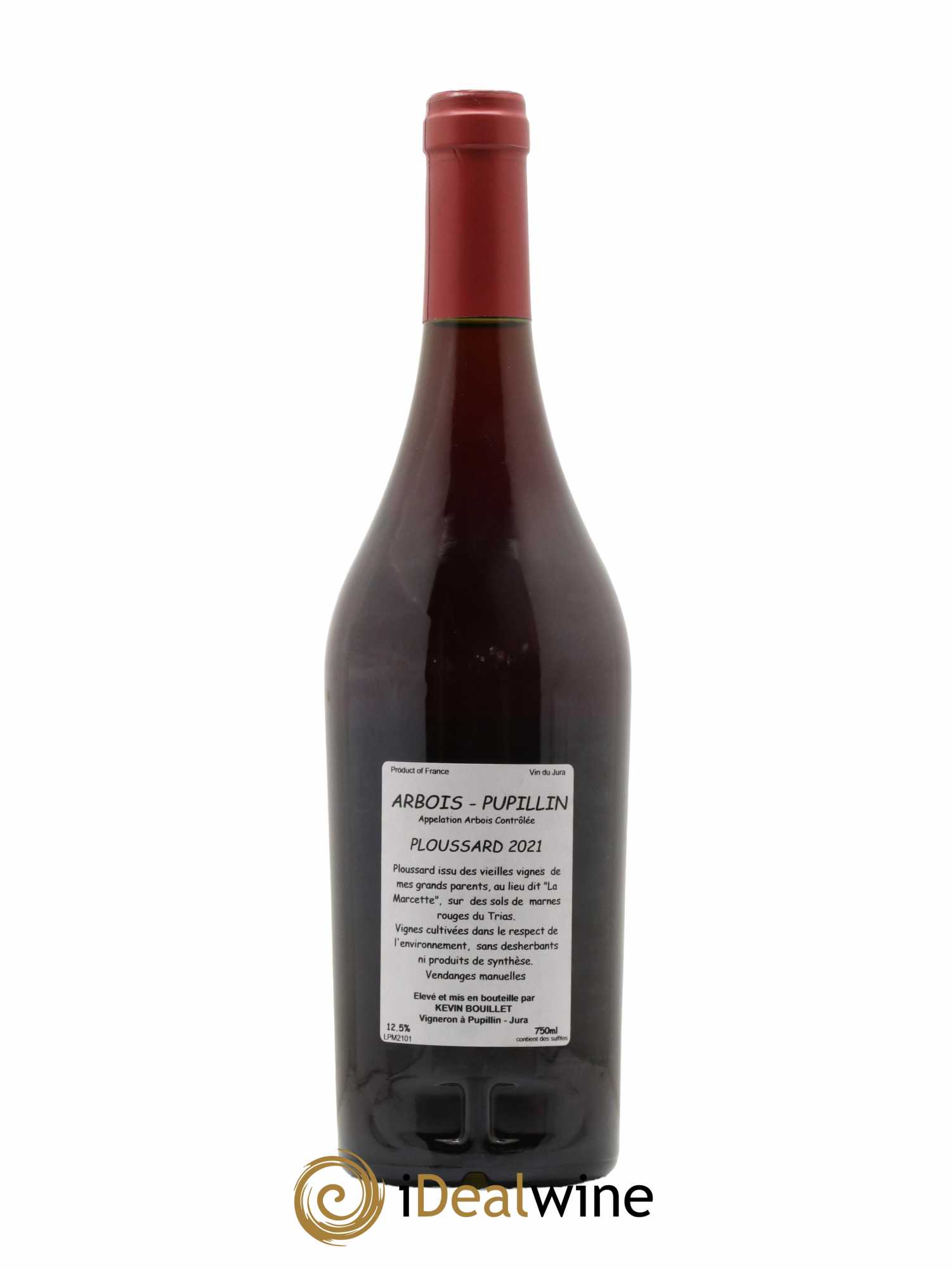Arbois Pupillin Ploussard La Marcette Kevin Bouillet  2021 - Lot of 1 bottle - 1