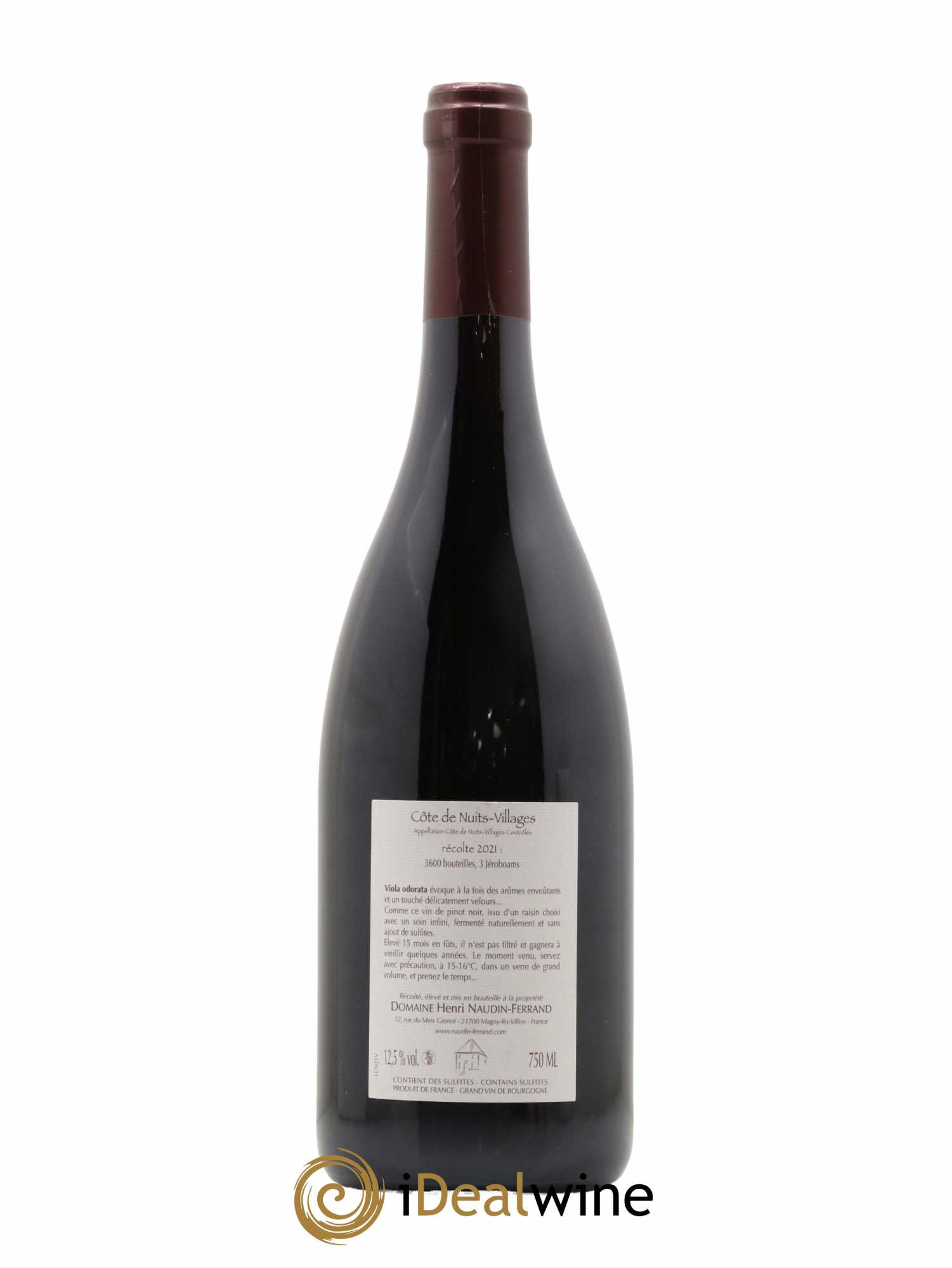 Côte de Nuits-Villages Viola Odorata Naudin-Ferrand (Domaine) 2021 - Lot of 1 bottle - 1