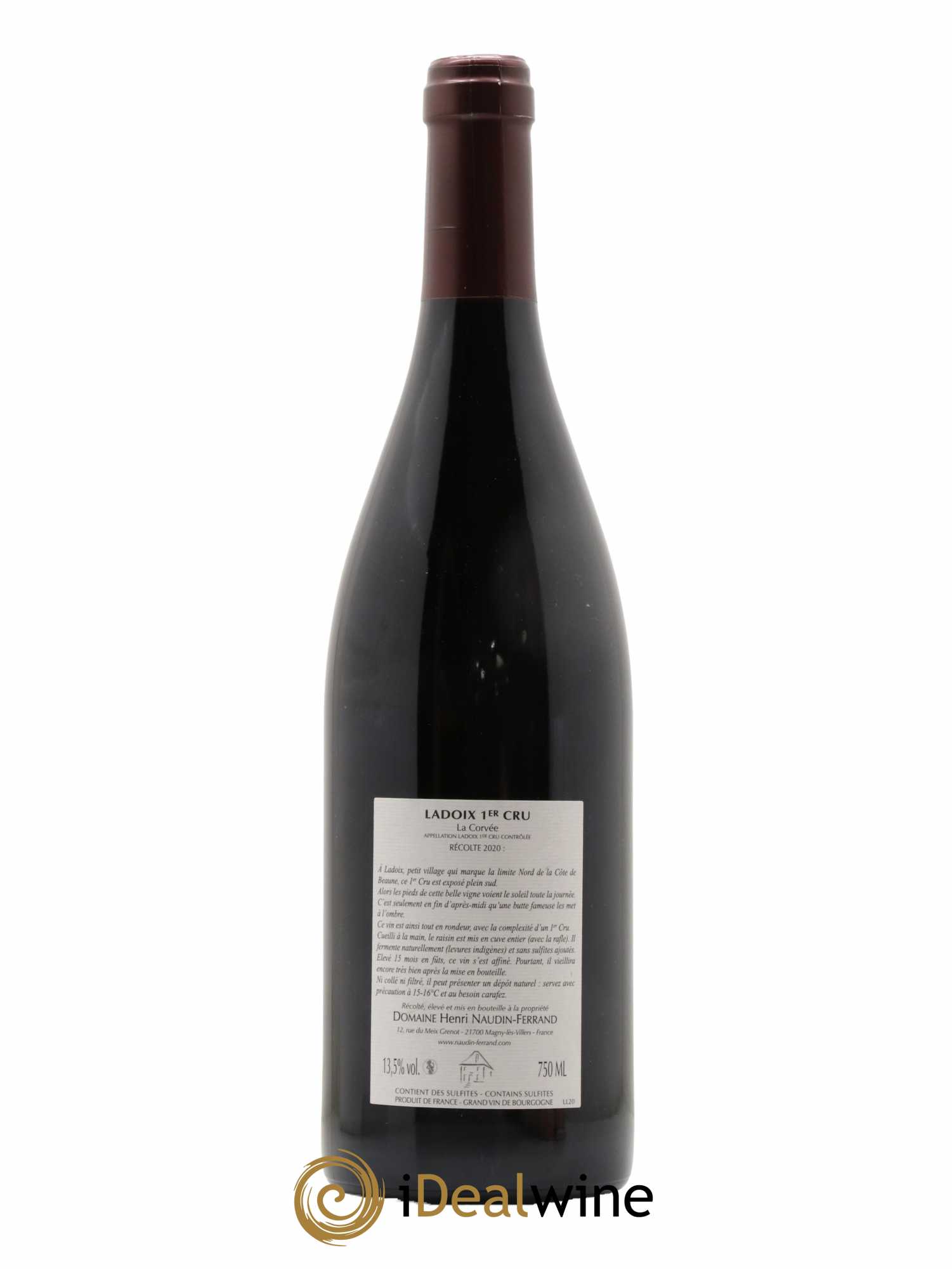 Ladoix 1er Cru La Corvée Naudin-Ferrand (Domaine) 2020 - Lot de 1 bouteille - 1