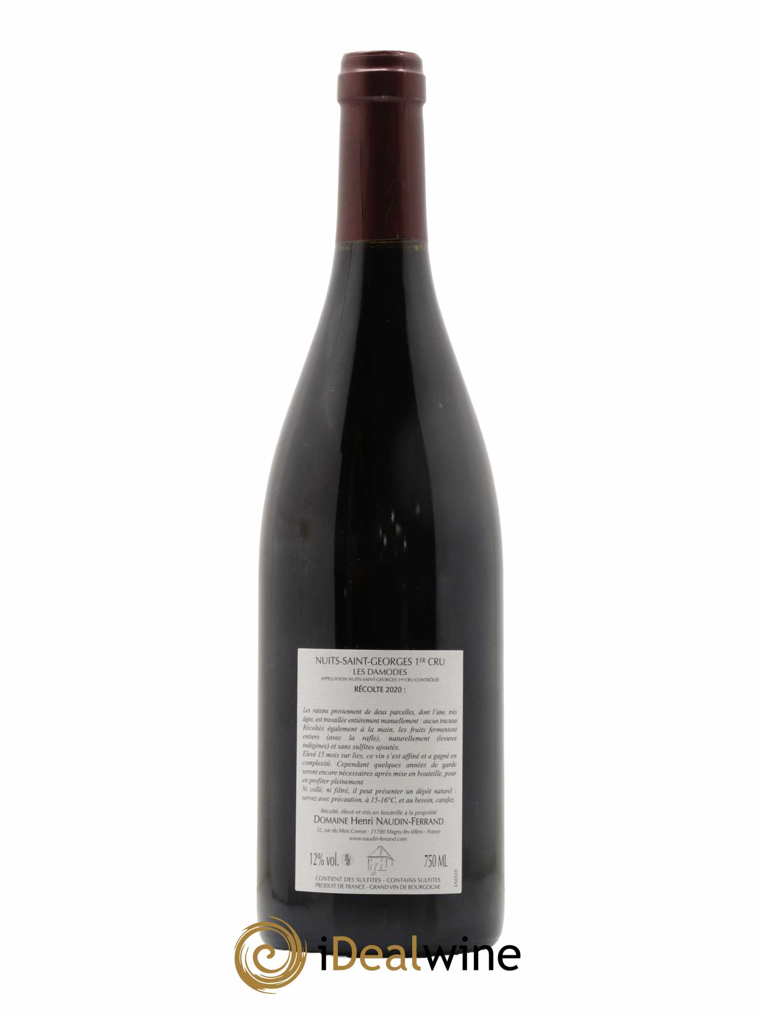 Nuits-Saint-Georges 1er Cru Les Damodes Naudin-Ferrand (Domaine) 2020 - Lot de 1 bouteille - 1