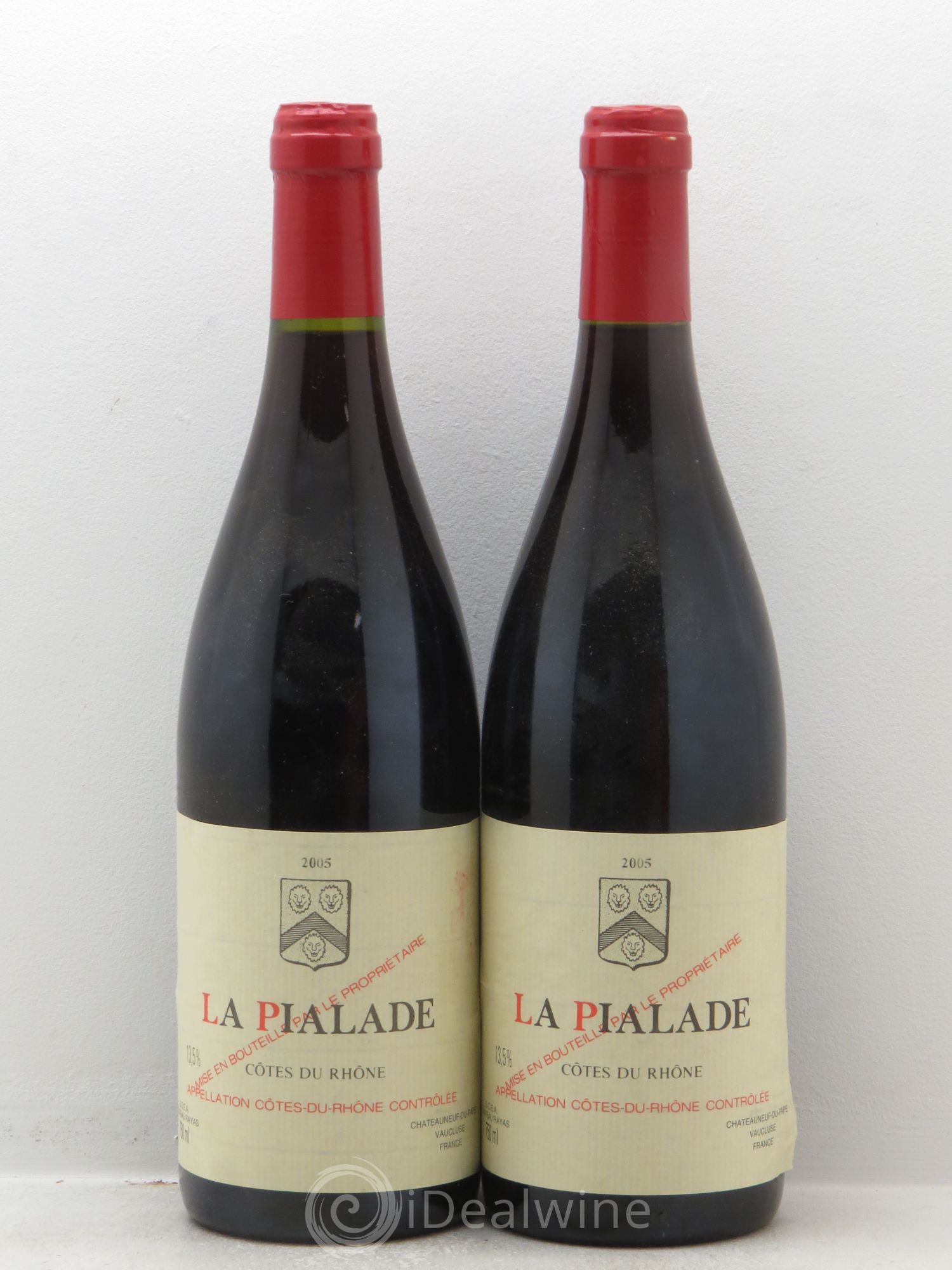 Côtes-du-Rhône La Pialade Emmanuel Reynaud 2005 - Lot de 2 bouteilles - 0