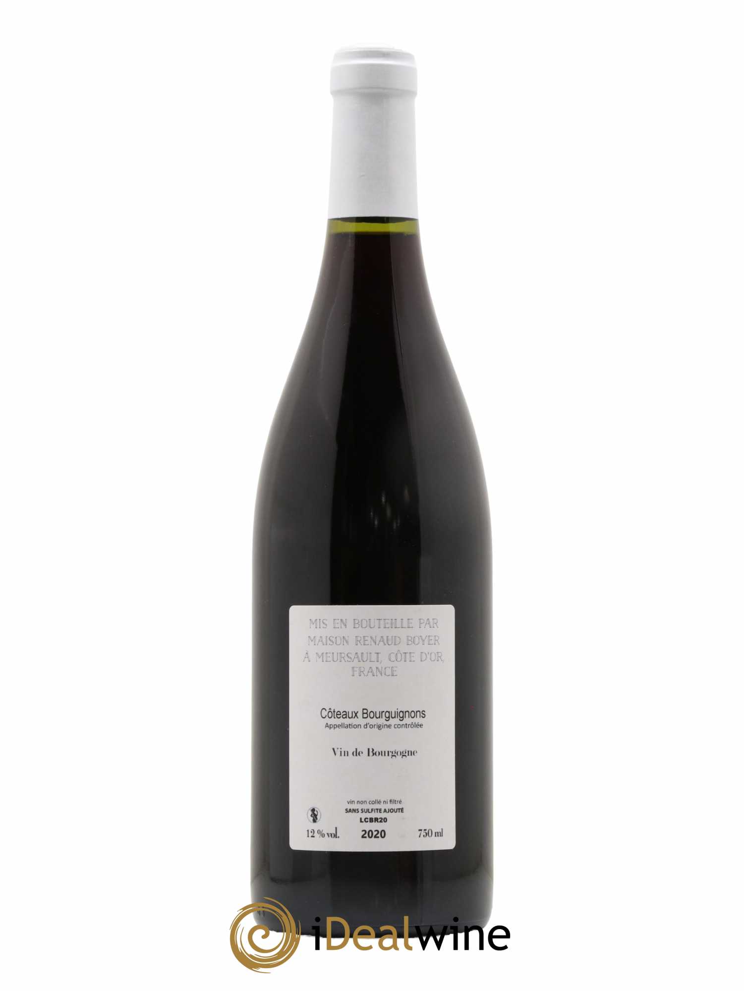 Coteaux Bourguignons En Attendant Riaux Renaud Boyer 2020 - Lot de 1 bouteille - 1