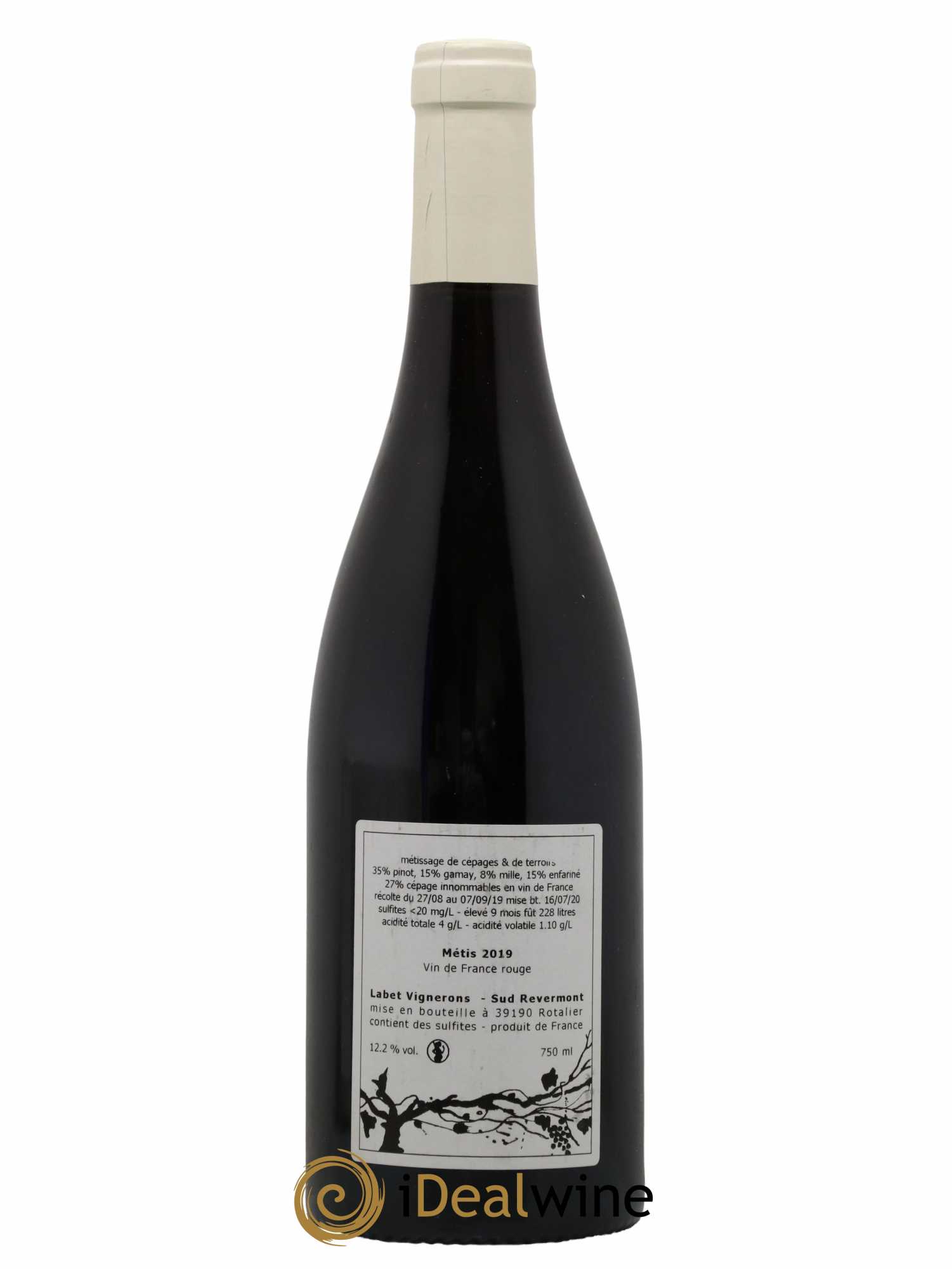 Vin de France Métis Romain - Julien  - Charline Labet 2019 - Lot of 1 bottle - 1
