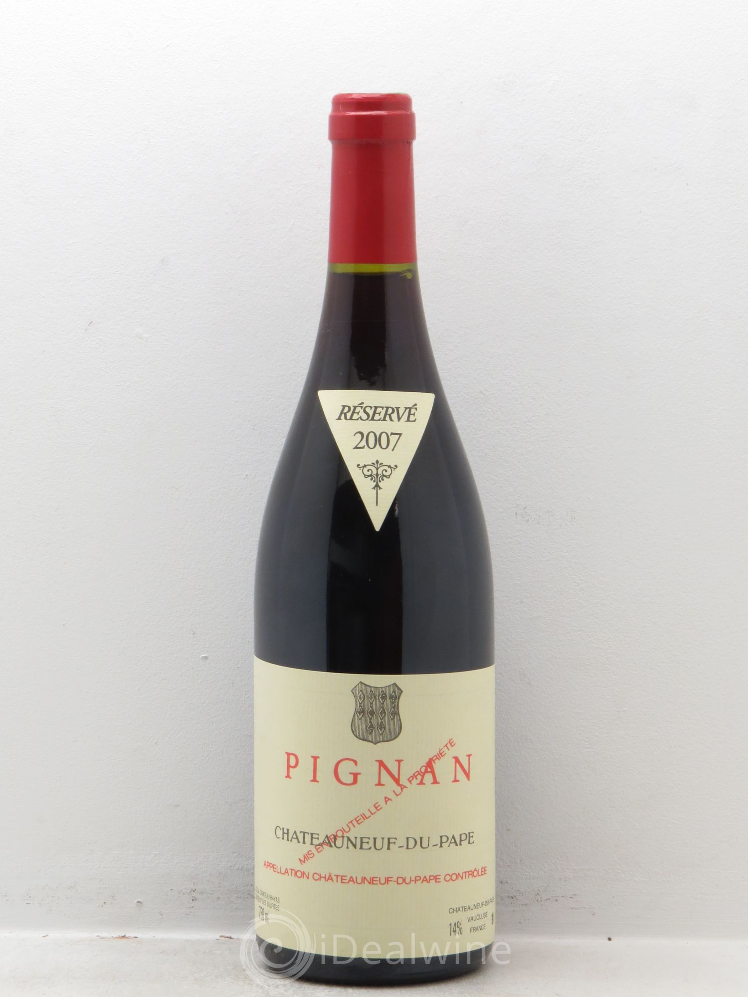 Châteauneuf-du-Pape Pignan Emmanuel Reynaud 2007 - Lot de 1 bouteille - 0
