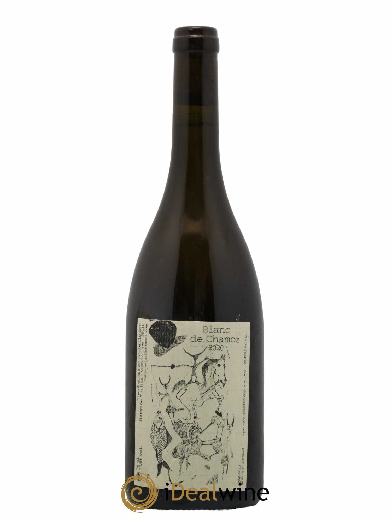 Vin de France Blanc de Chamoz Morgane Turlier 2020 - Lot de 1 bouteille - 0
