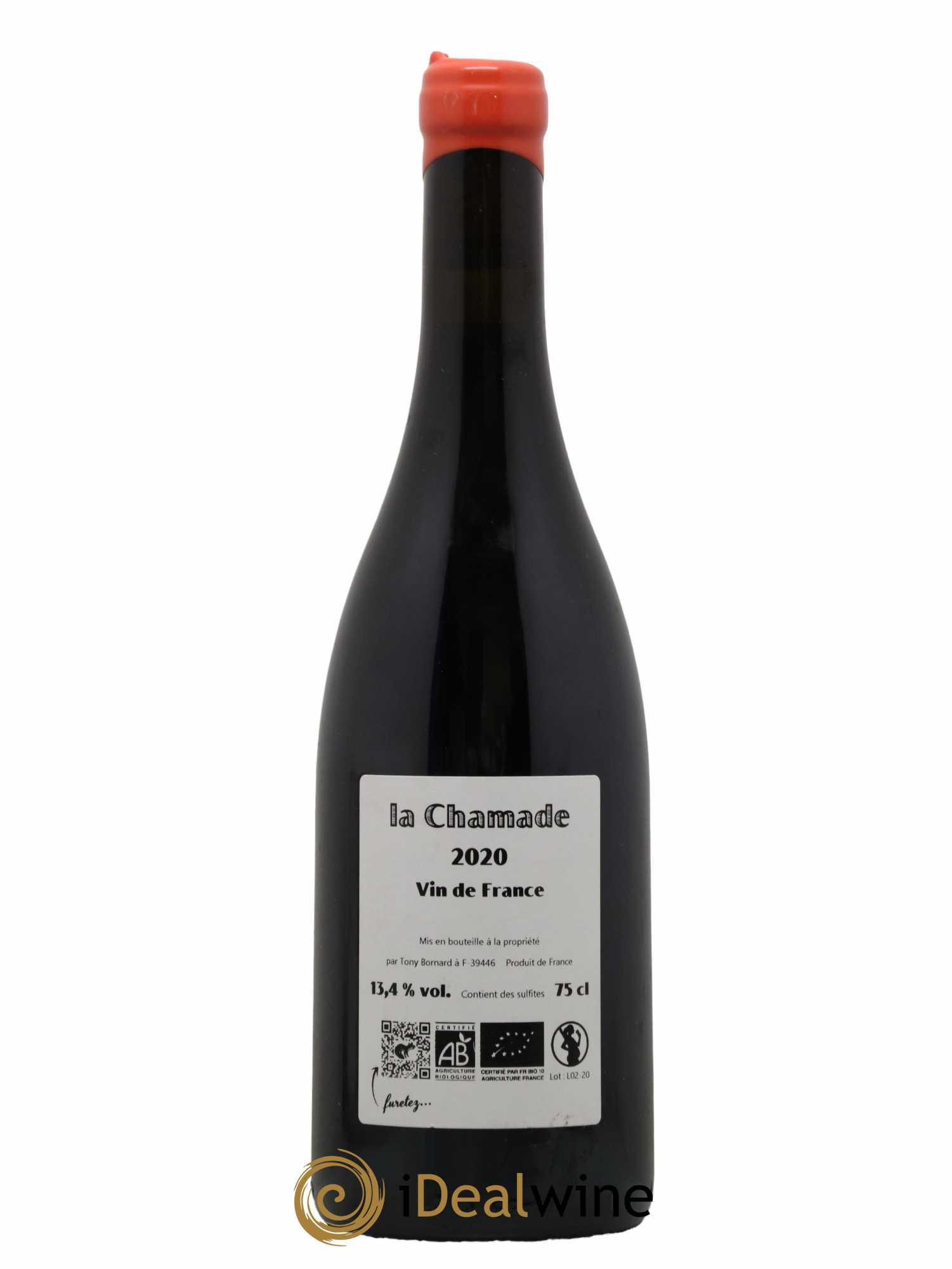 Vin de France La Chamade Bornard 2020 - Lot de 1 bouteille - 1