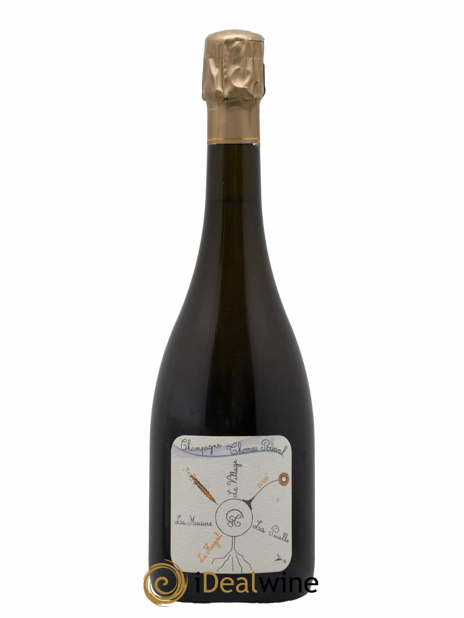 Champagne Brut Nature Le Hazat Thomas Perseval 2015 - Posten von 1 Flasche - 0