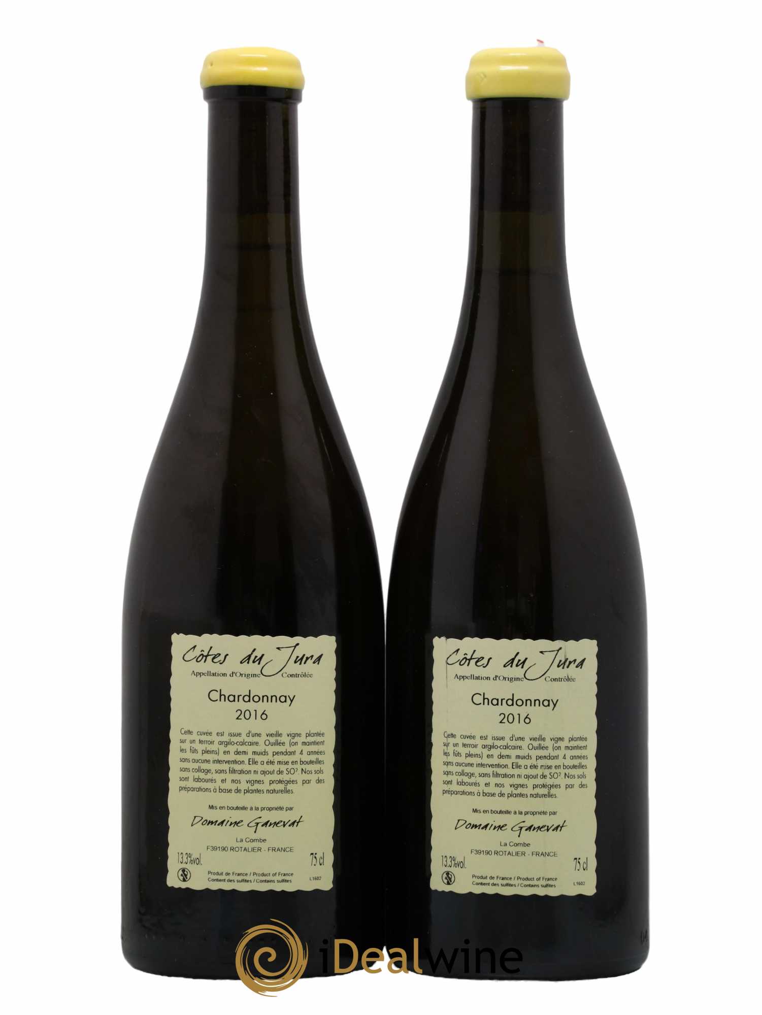 Côtes du Jura Les Chamois du Paradis Jean-François Ganevat (Domaine) 2016 - Lot de 2 bouteilles - 1